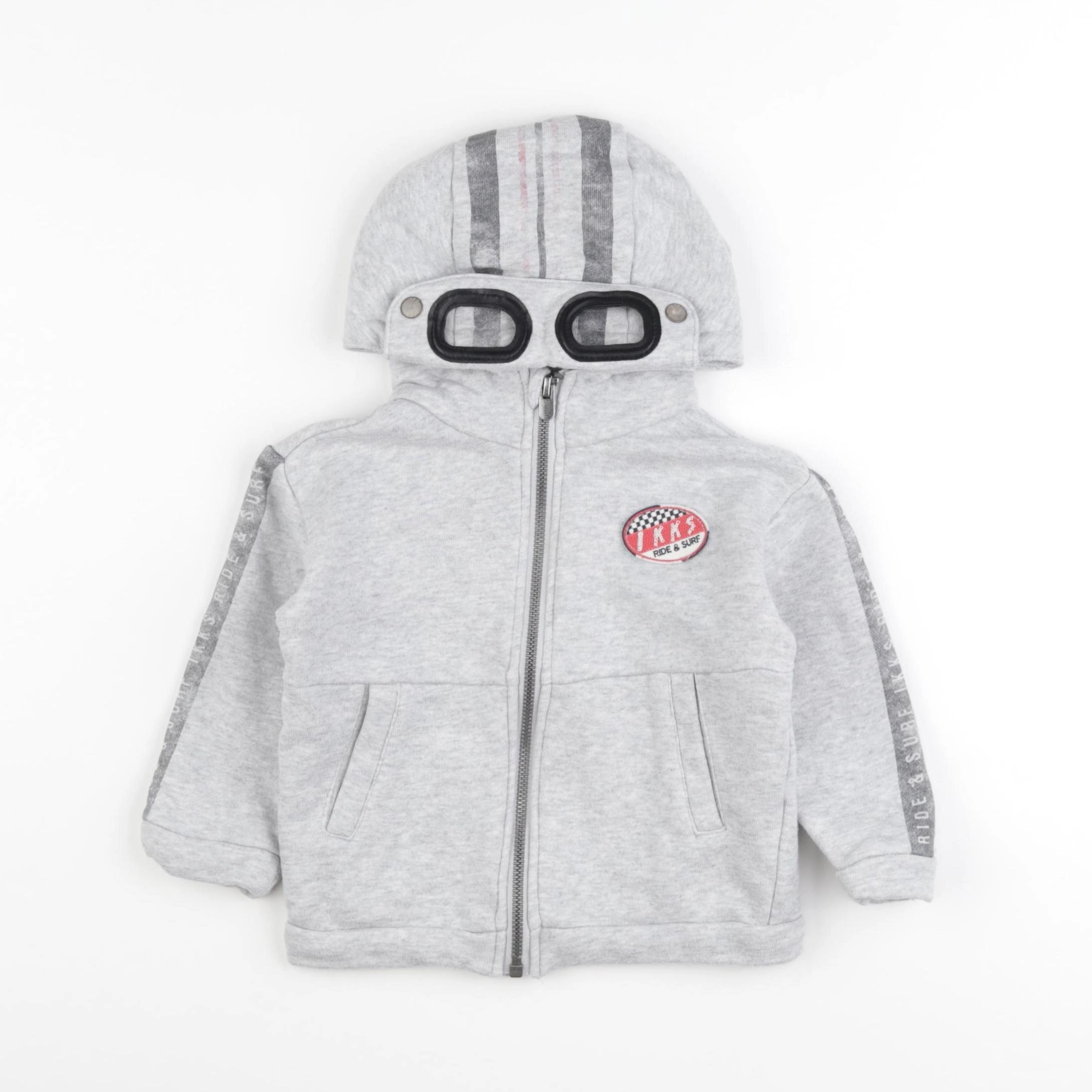 IKKS - sweat gris - 18 mois
