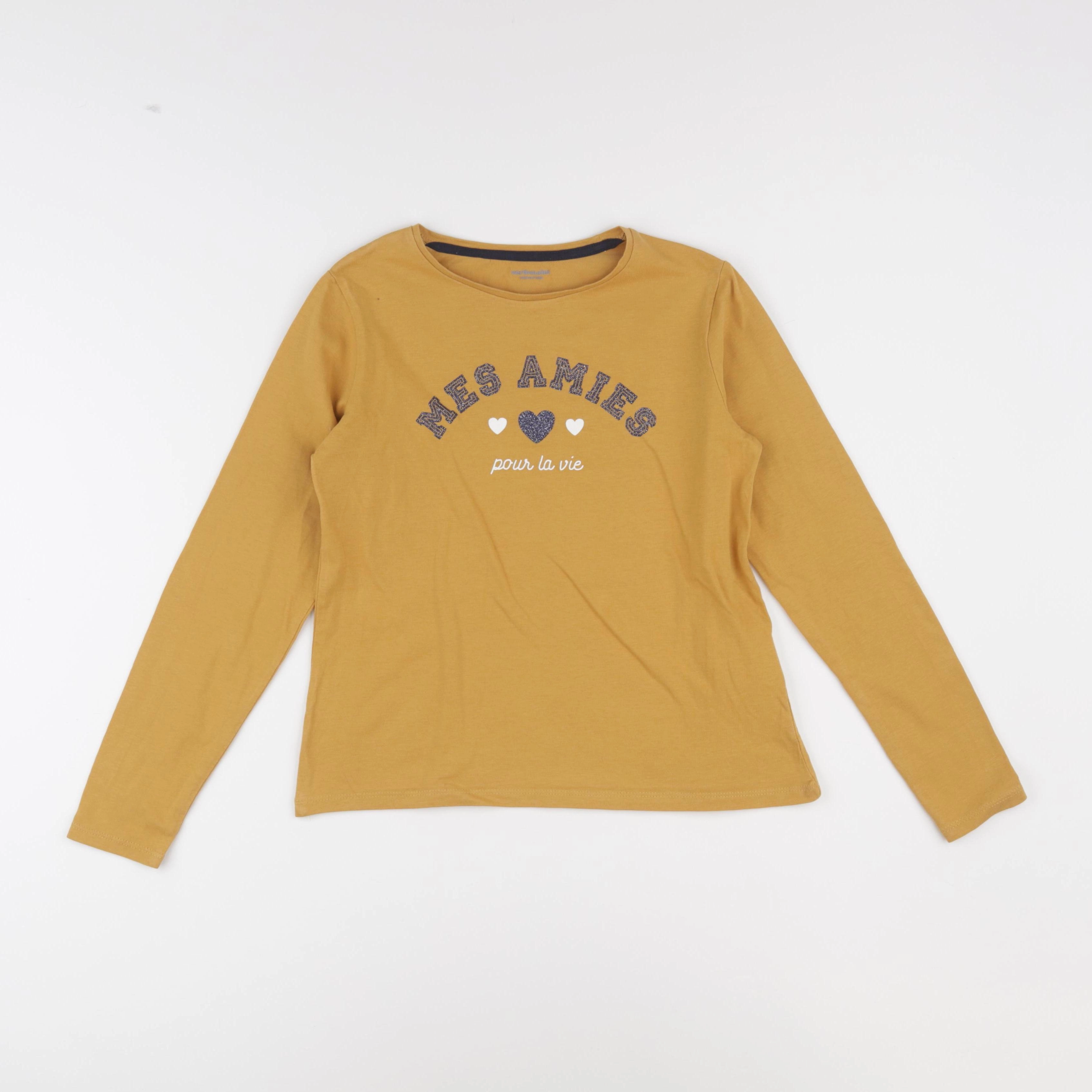 Vertbaudet - tee-shirt jaune - 10 ans