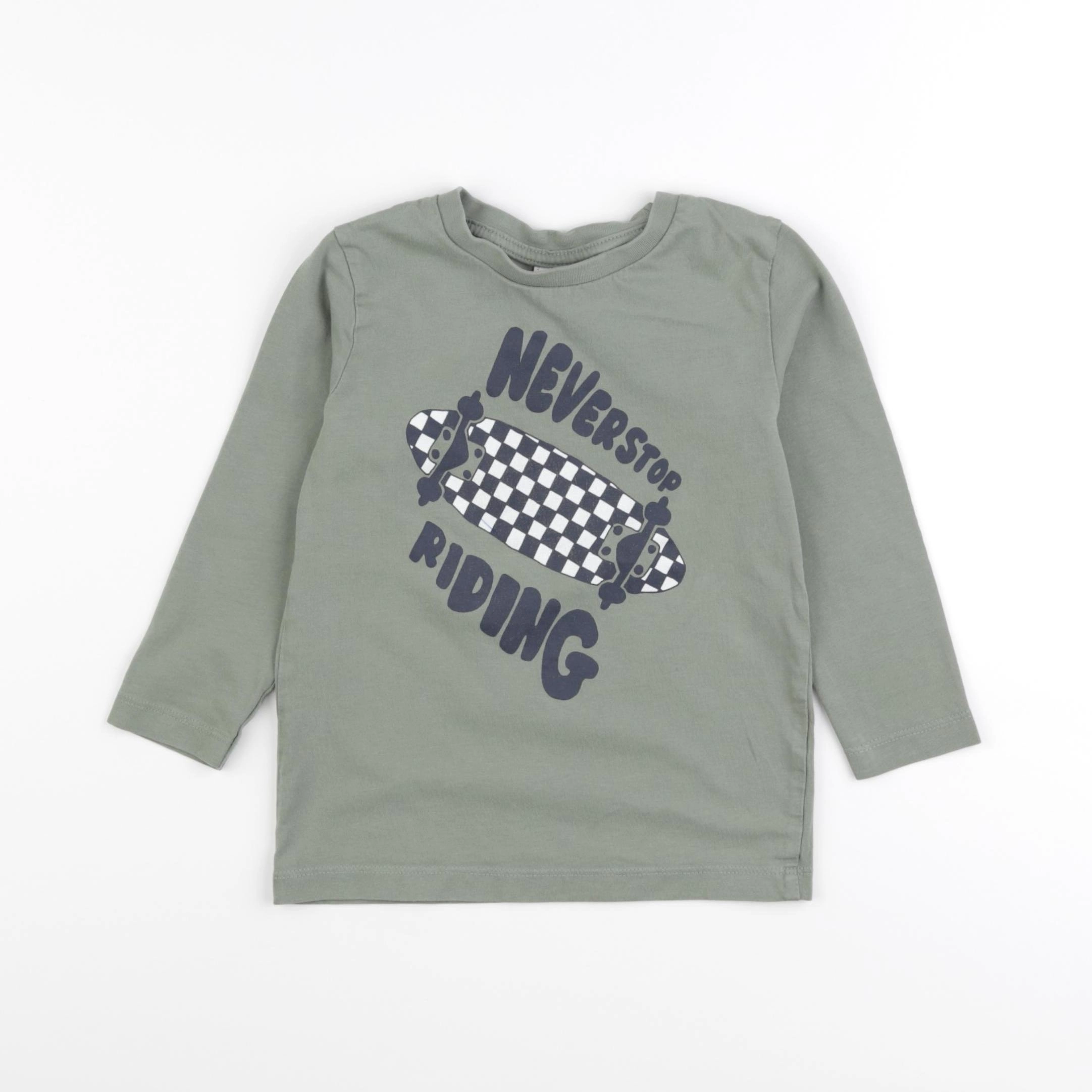 Tape à l'oeil - tee-shirt vert - 2/3 ans