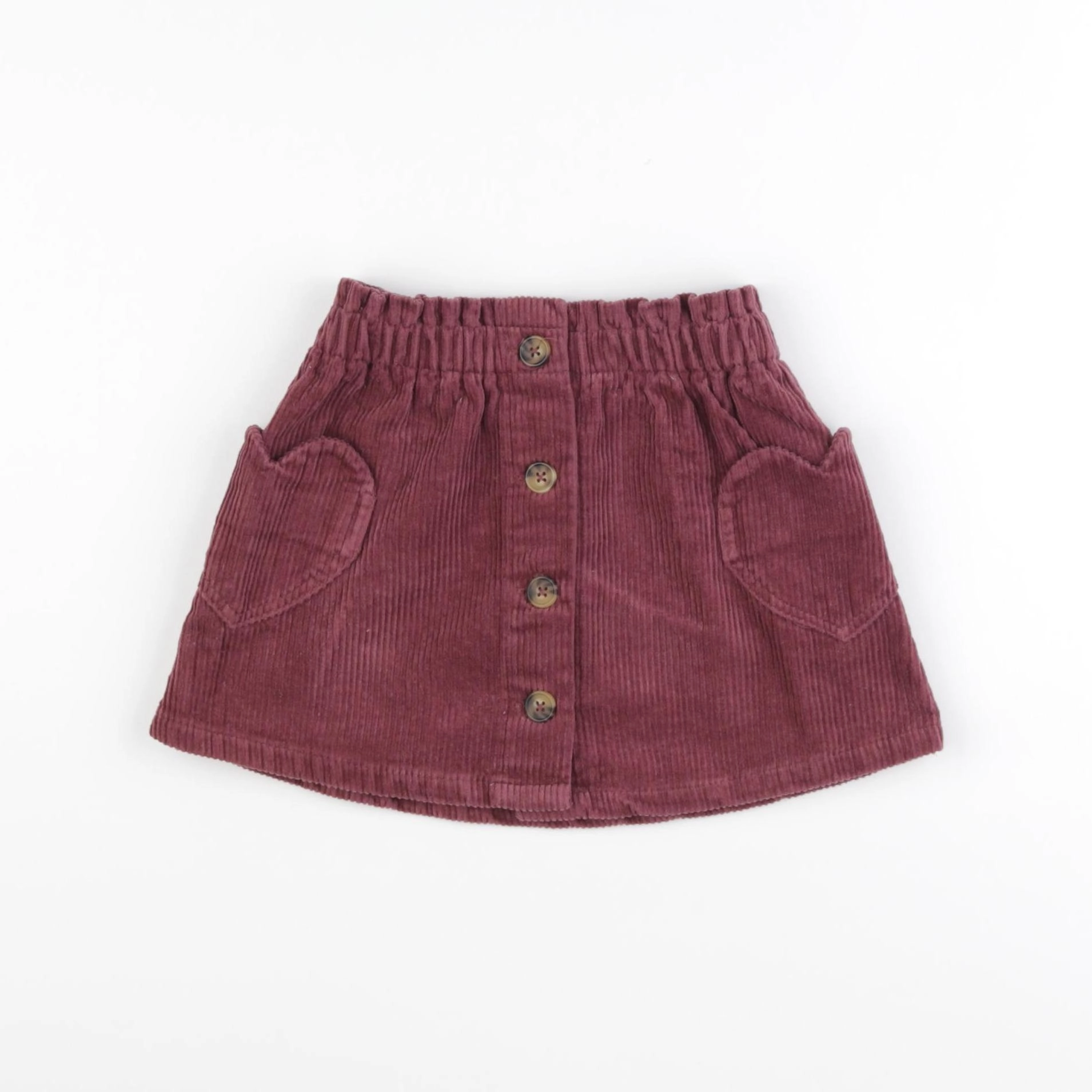 Vertbaudet - jupe rouge - 3 ans