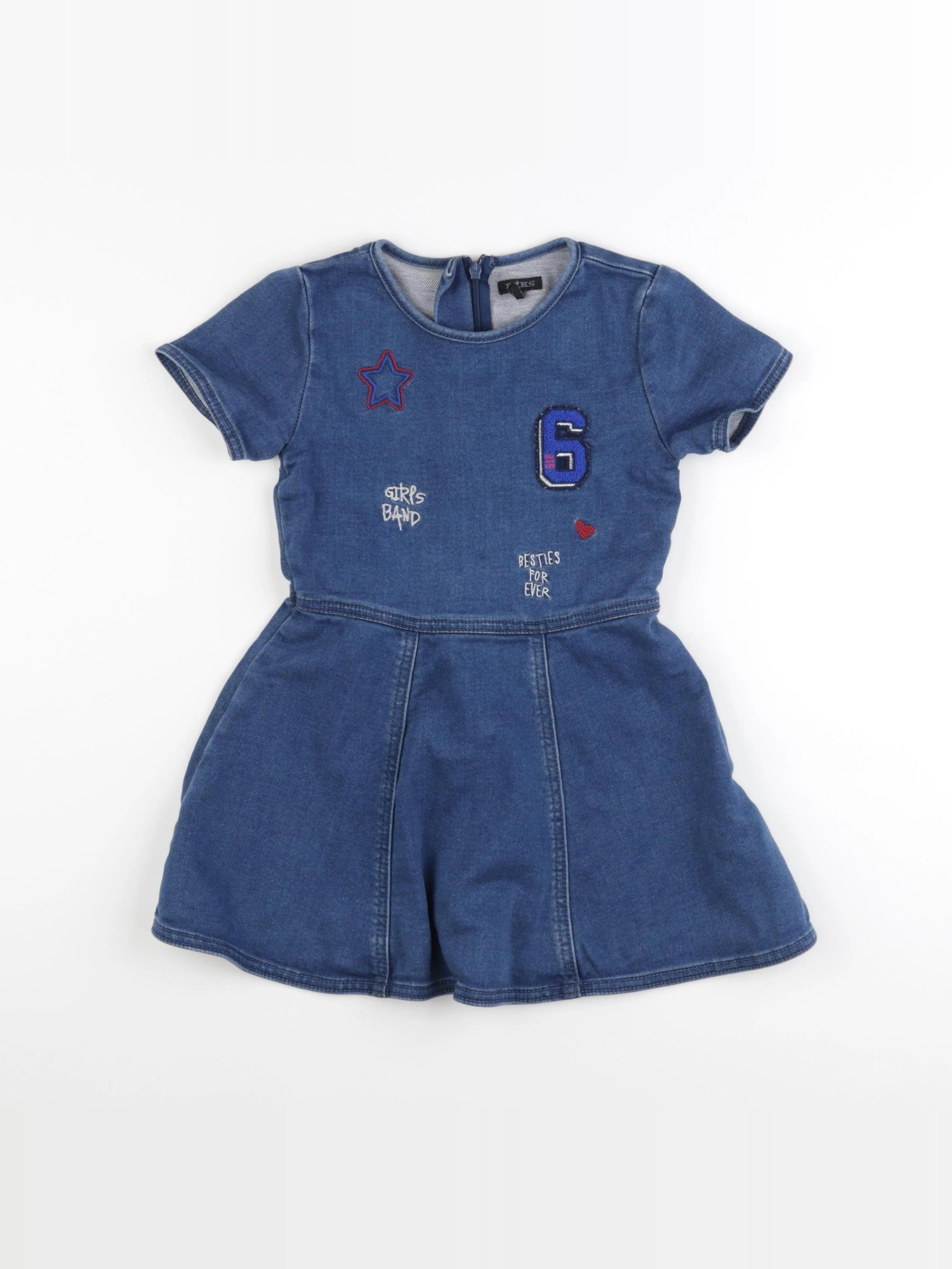 IKKS - robe bleu - 5 ans
