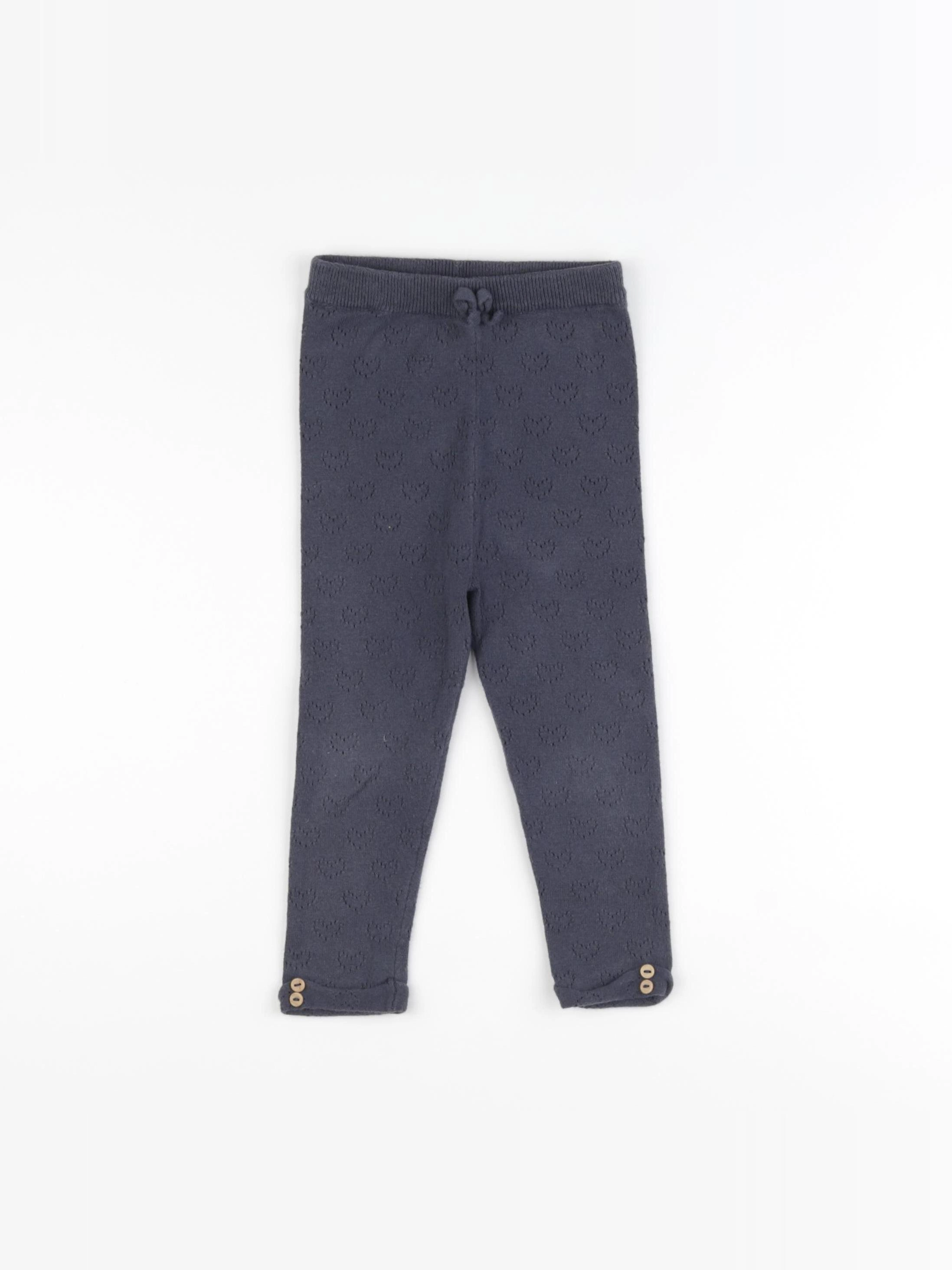 Vertbaudet - legging gris - 24 mois