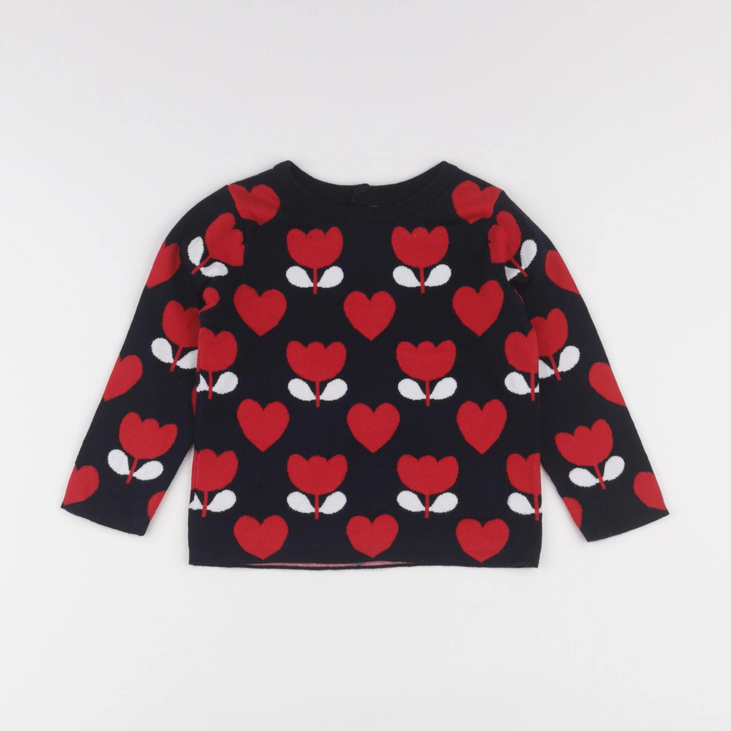 Jacadi - pull bleu - 36 mois