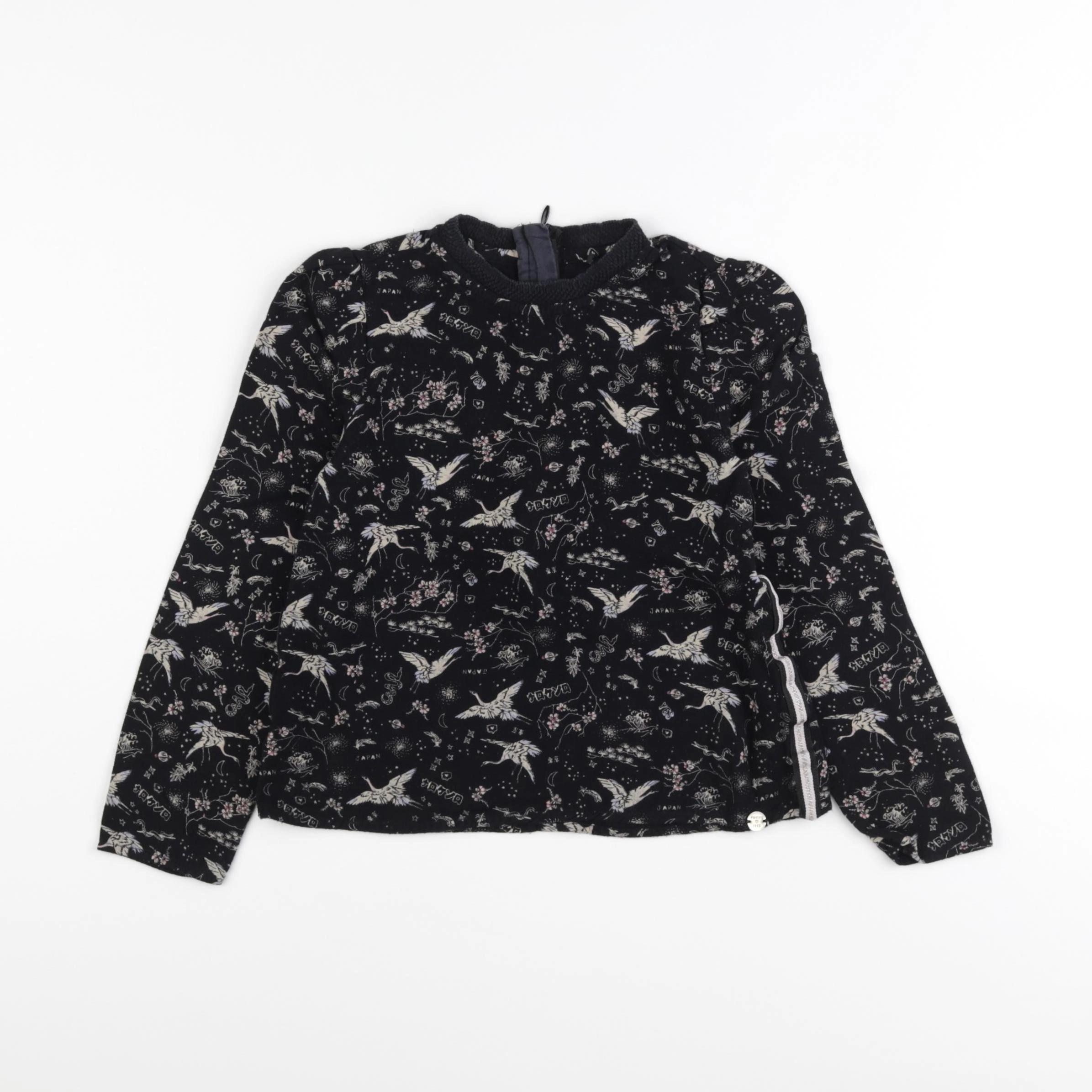IKKS - blouse noir - 6 ans