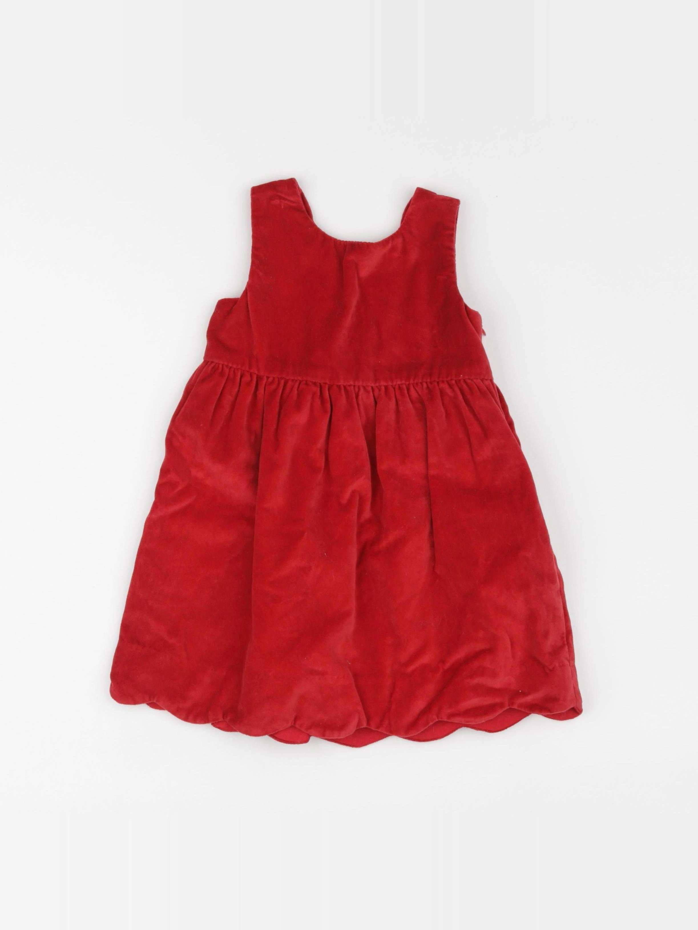 Vertbaudet - robe rouge - 3 ans