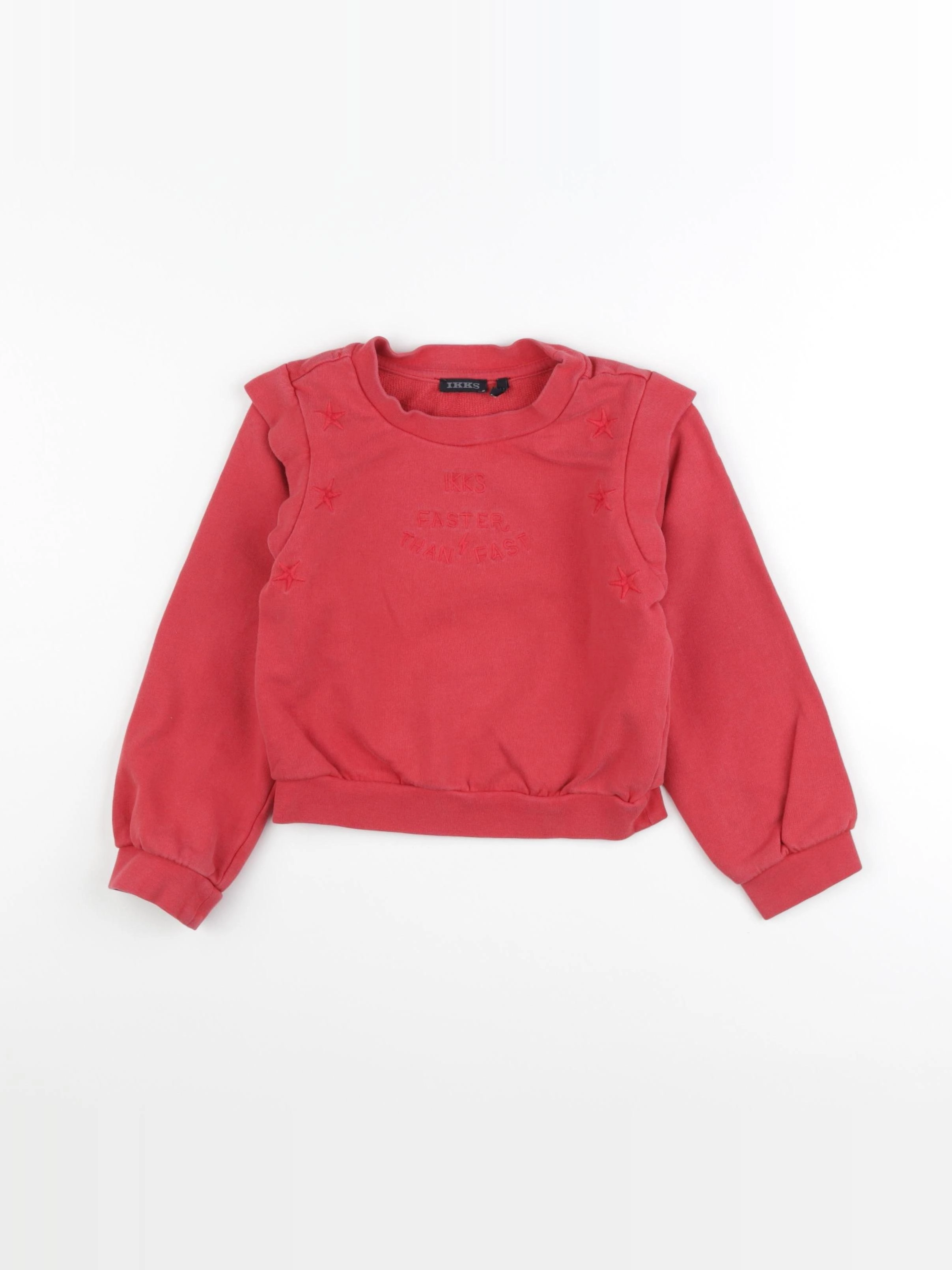 IKKS - sweat rouge - 5 ans