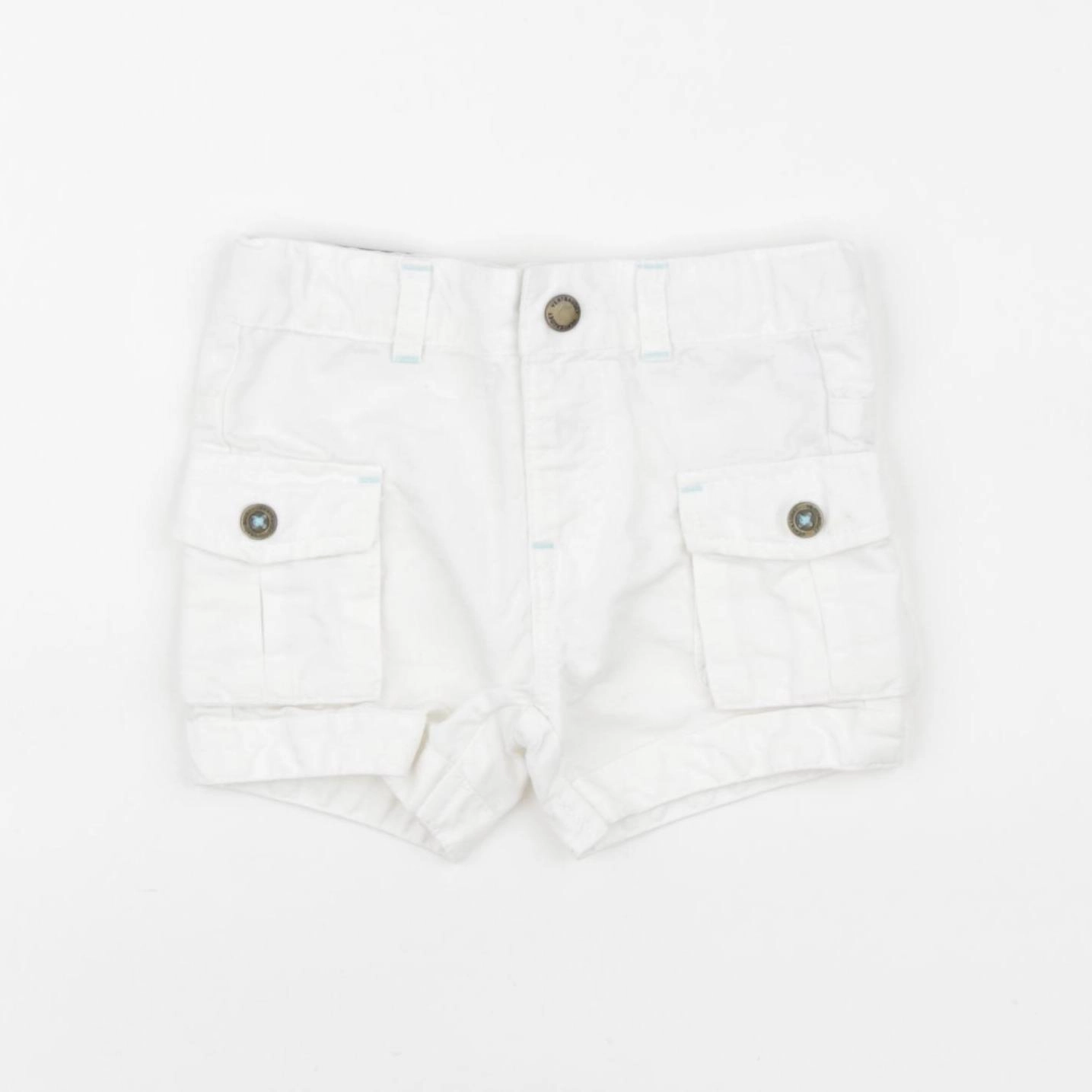 Vertbaudet - short blanc - 6 mois