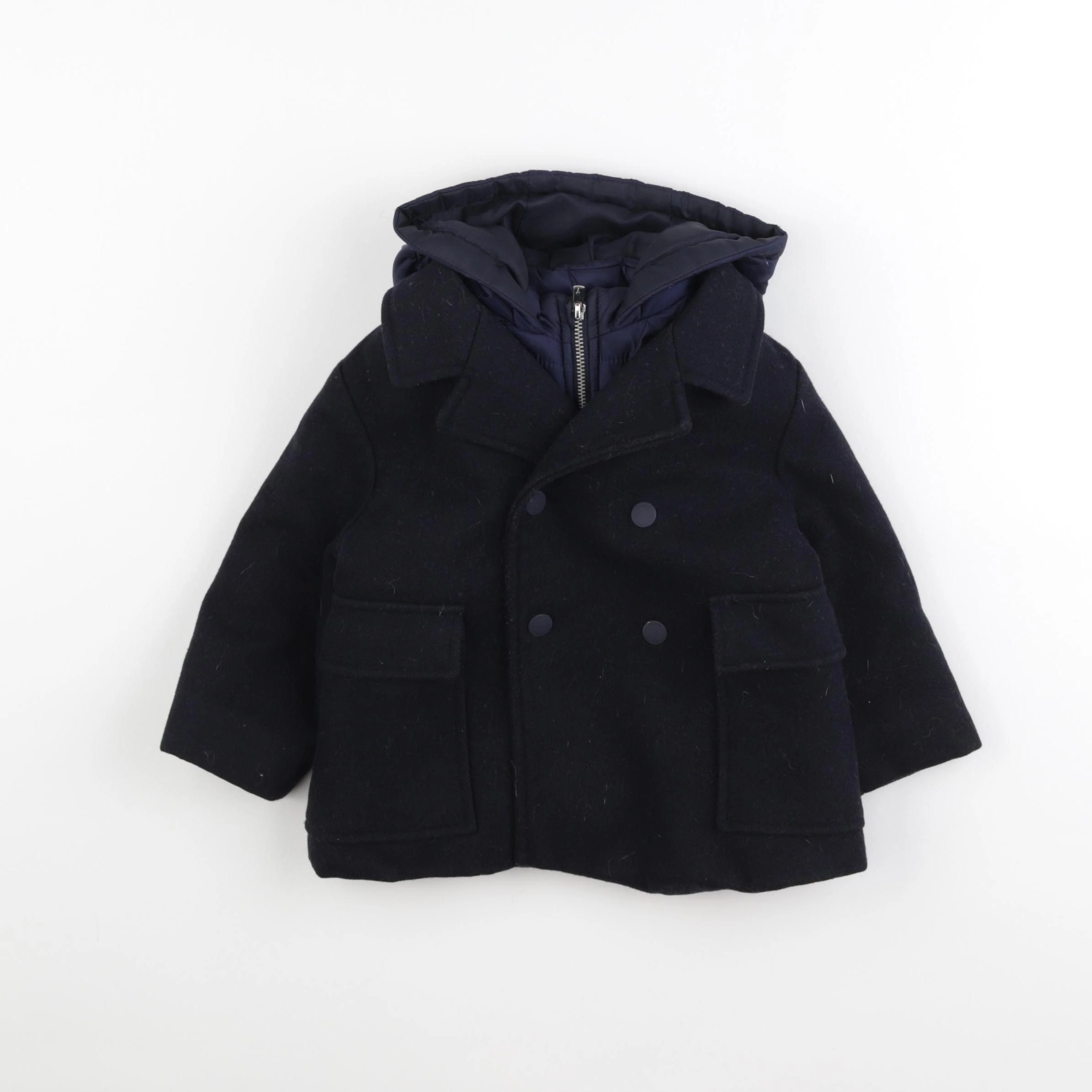 Jacadi - manteau bleu - 18 mois