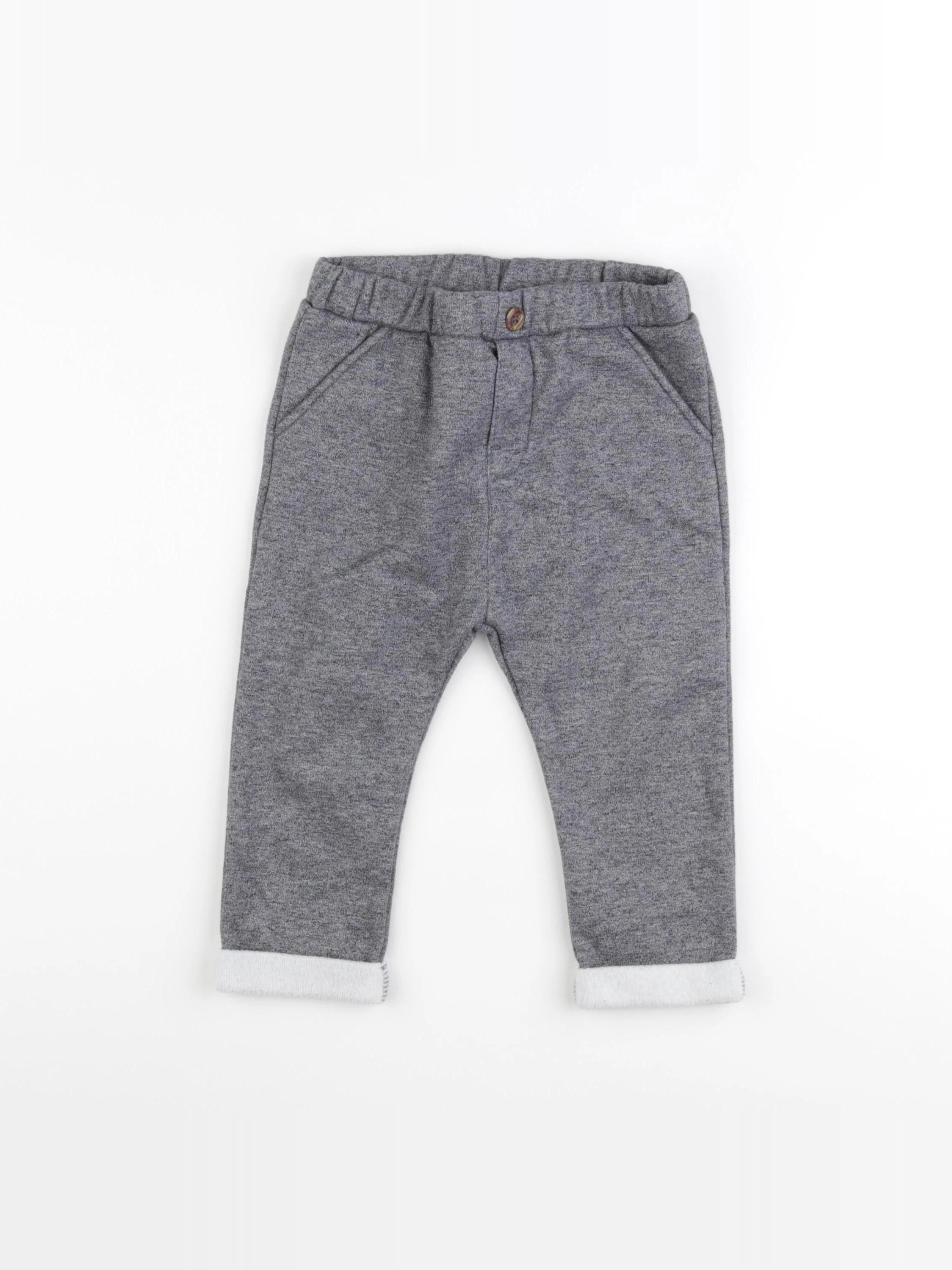 H&M - pantalon gris - 18/24 mois