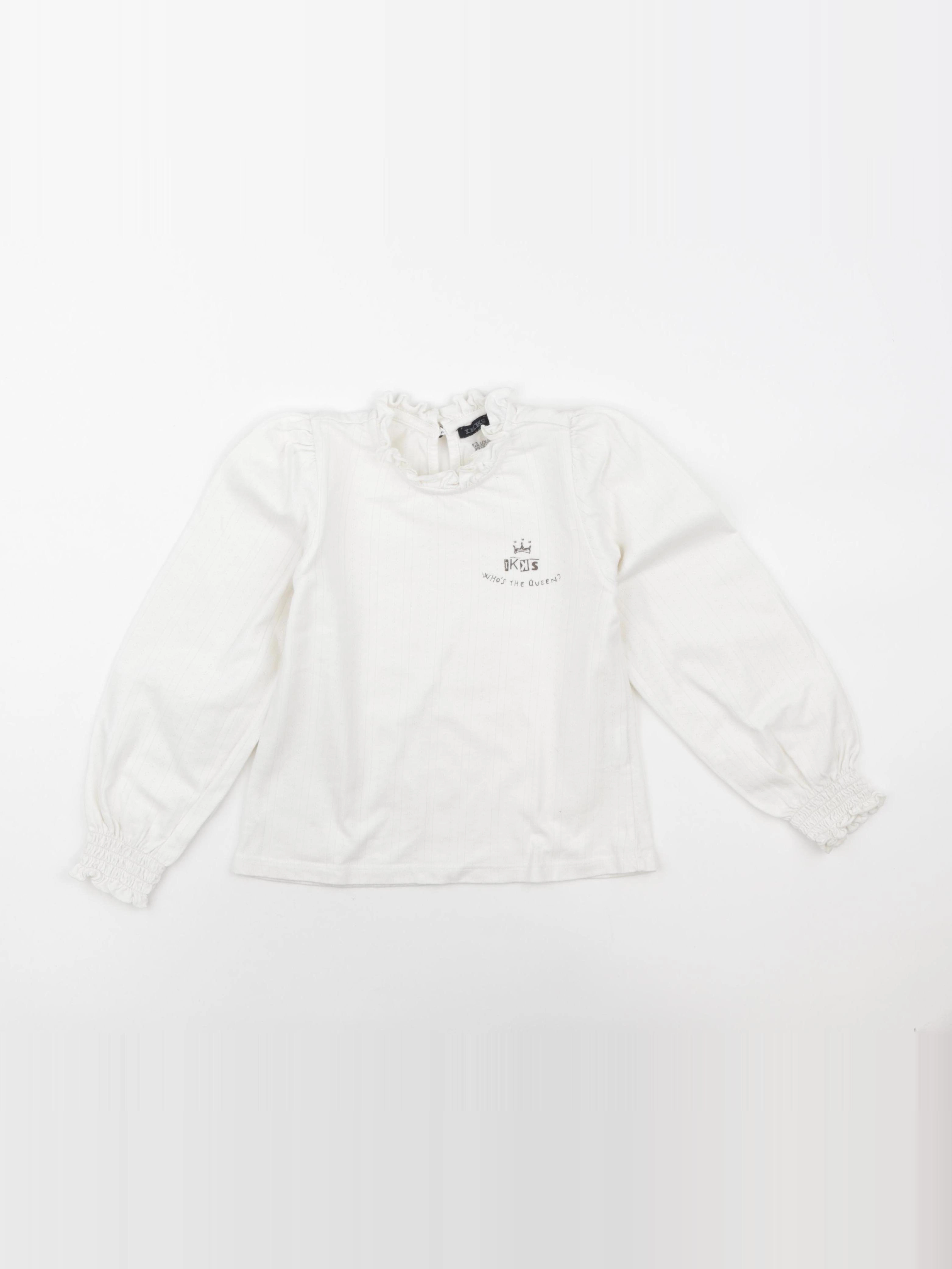 IKKS - tee-shirt blanc - 5 ans