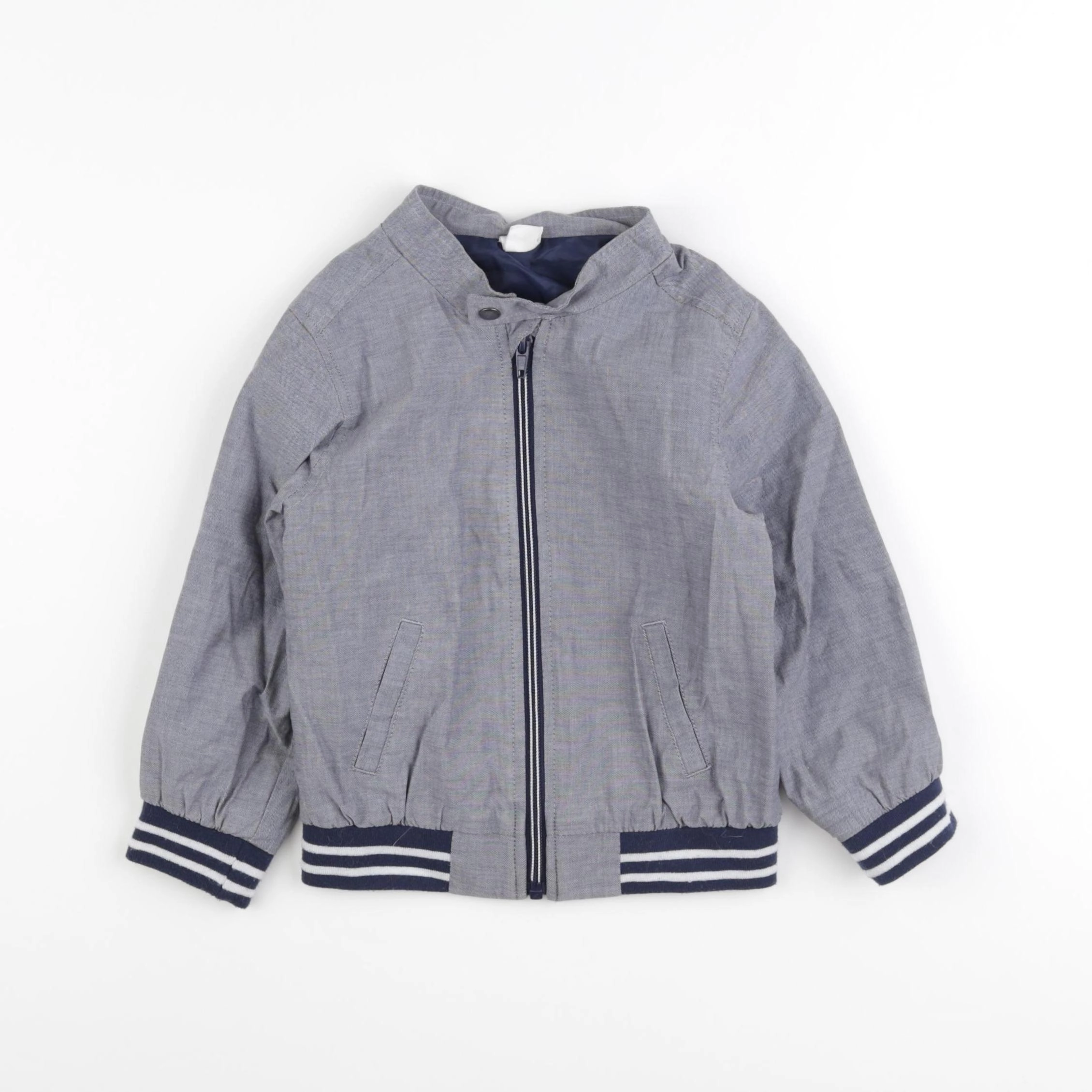 H&M - veste bleu - 18/24 mois