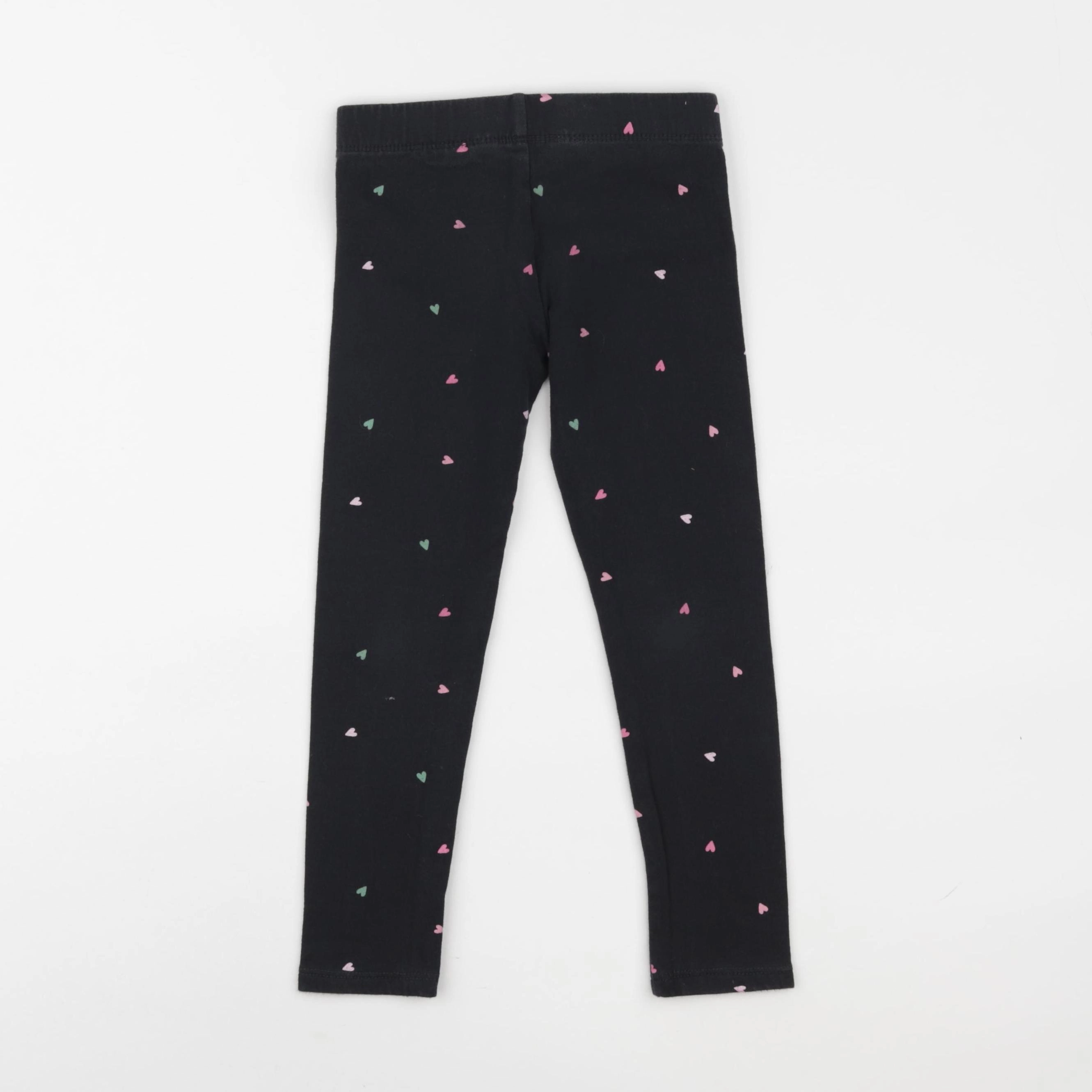 H&M - legging noir - 4/5 ans