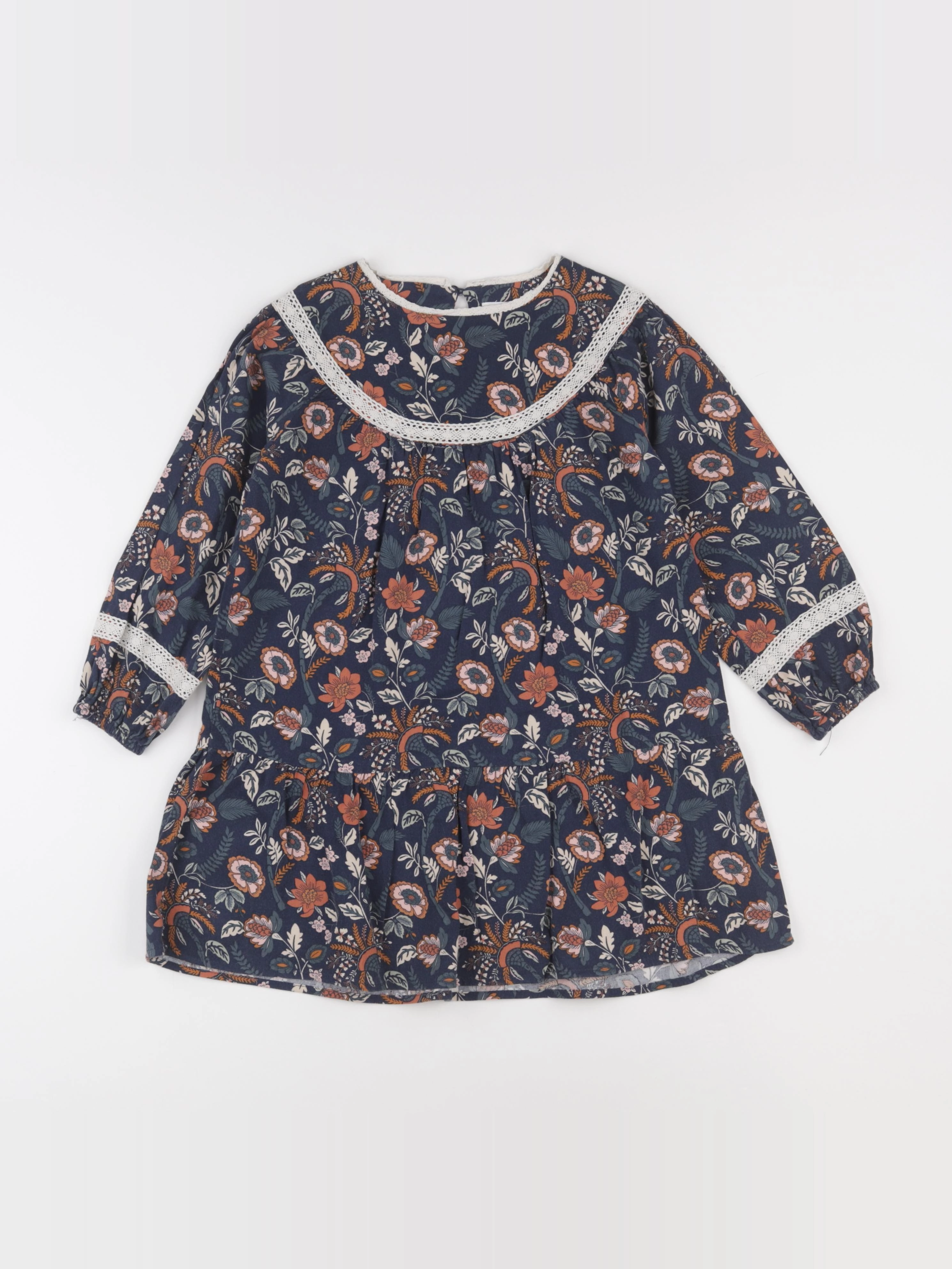 Vertbaudet - robe bleu - 5 ans