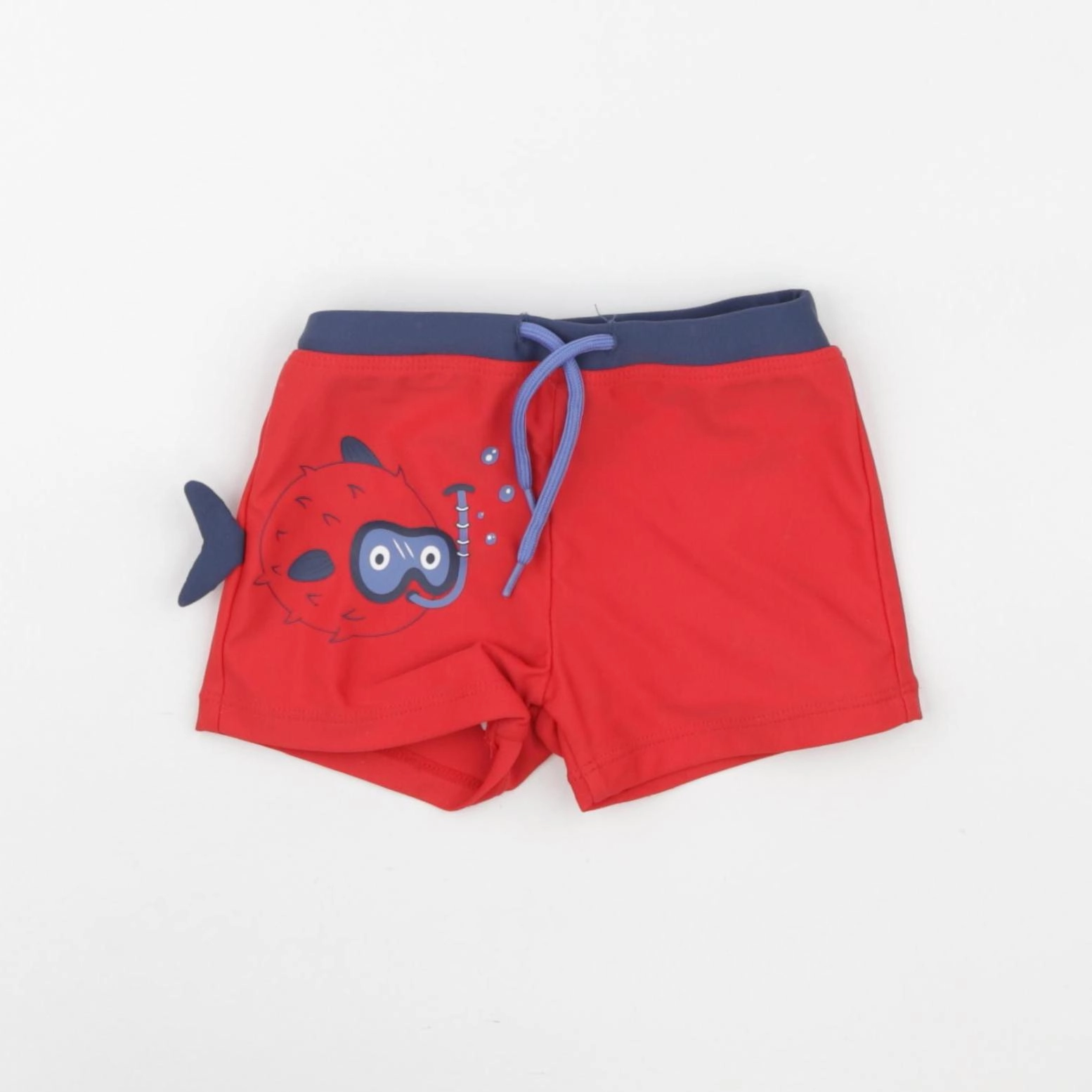 Vertbaudet - maillot de bain rouge - 2 ans