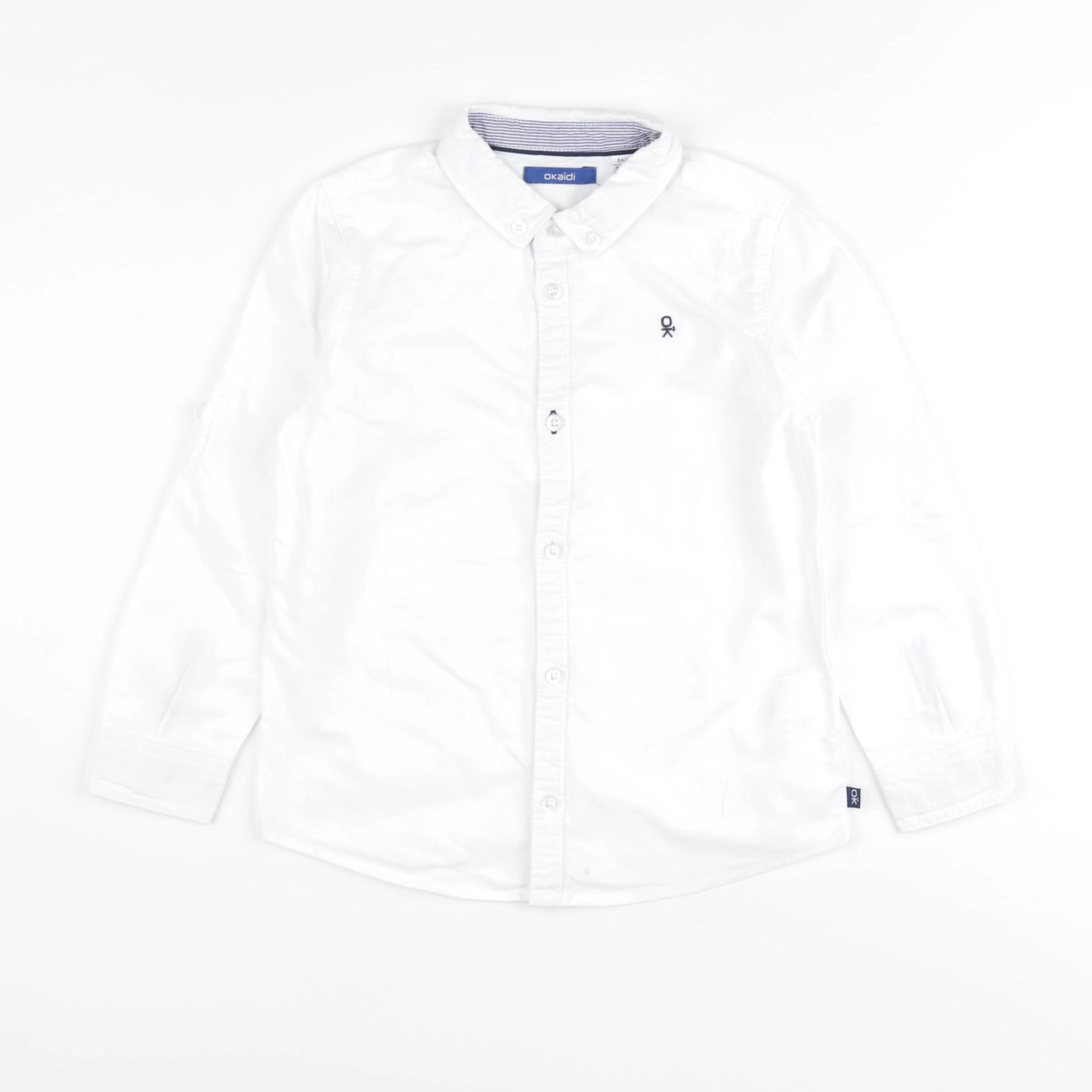 Okaidi - chemise blanc - 5 ans
