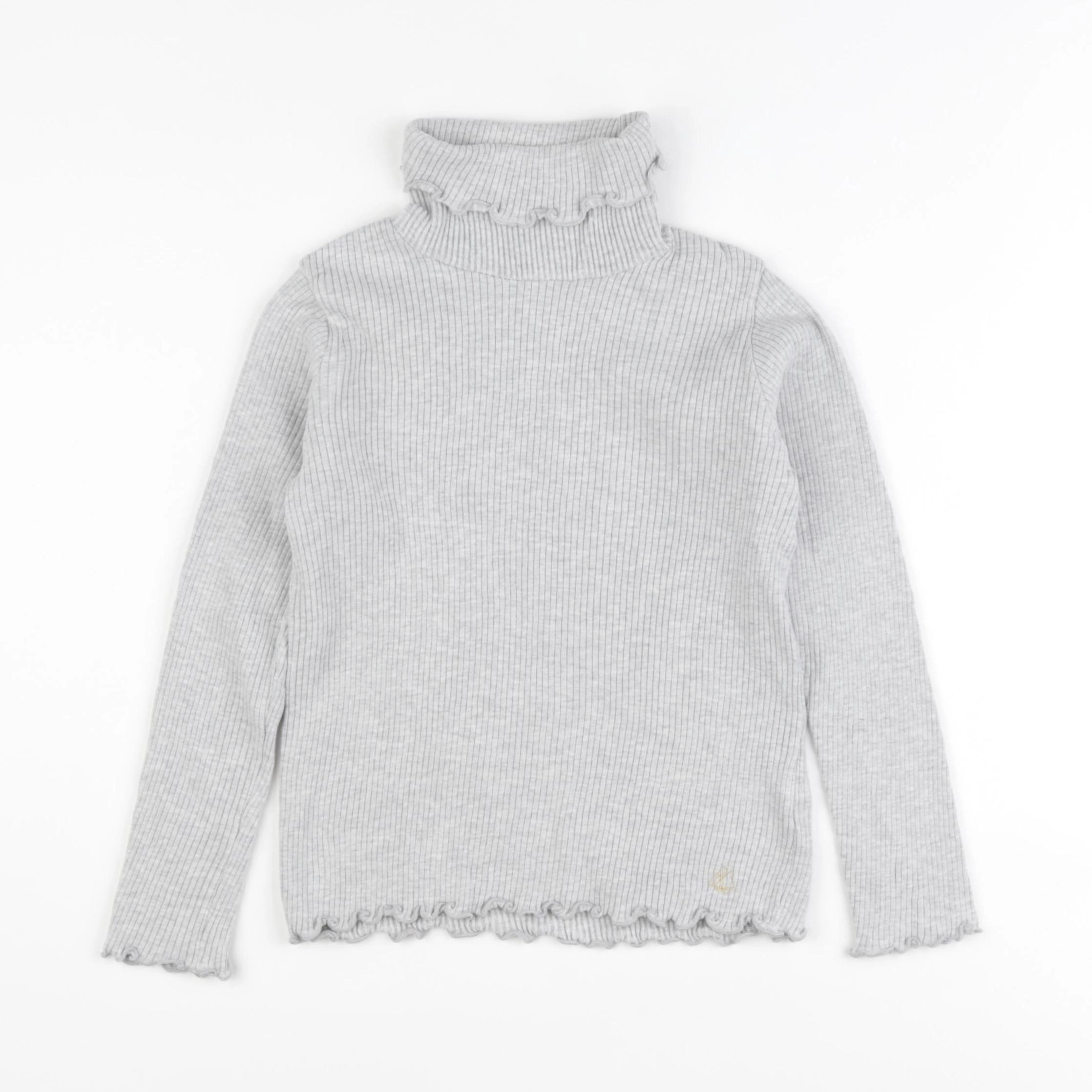 Petit Bateau - sous-pull gris - 6 ans