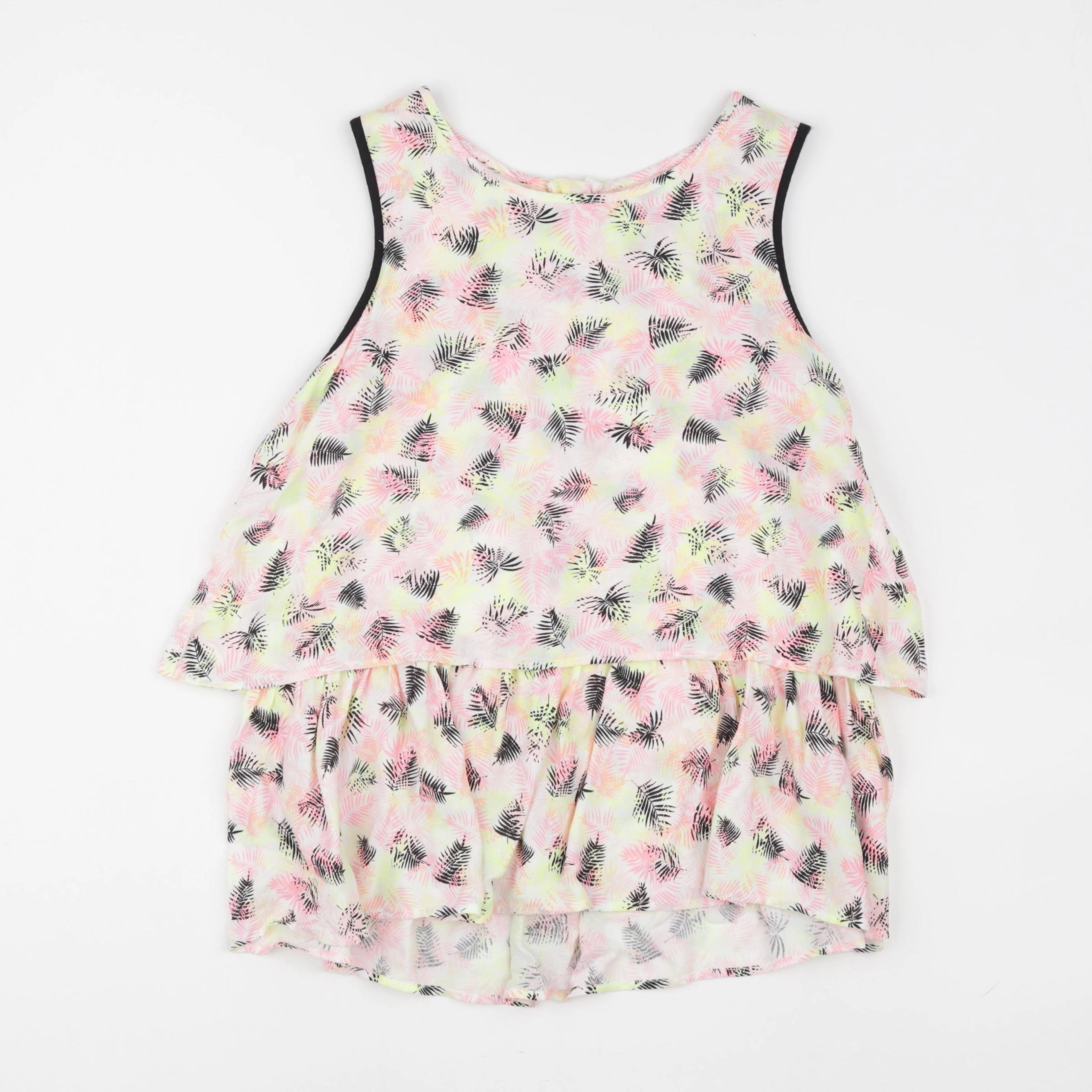 IKKS - blouse rose, jaune - 12 ans