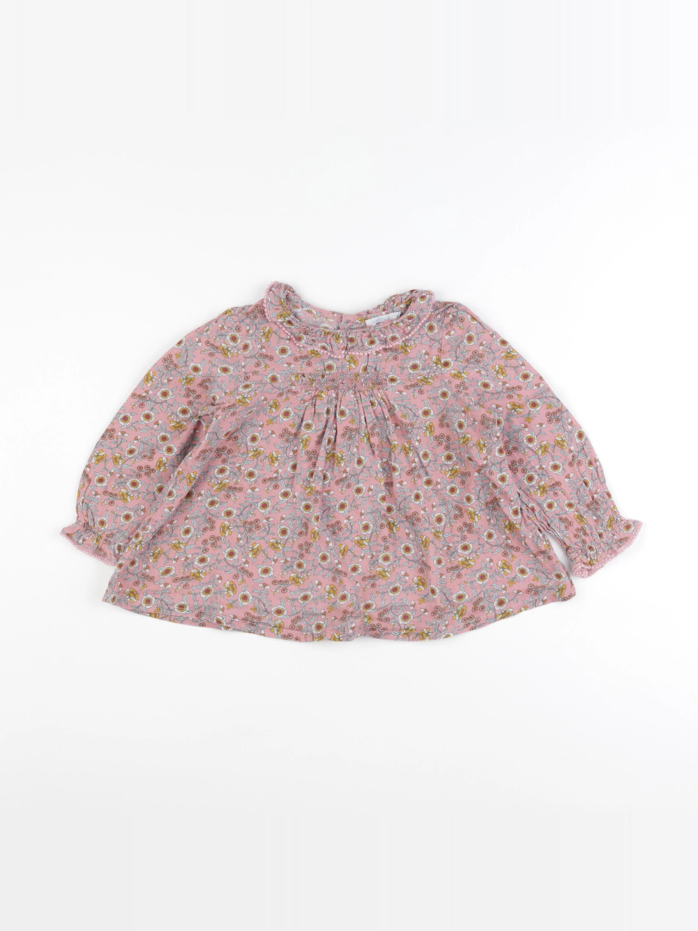 Boutchou - blouse rose - 36 mois