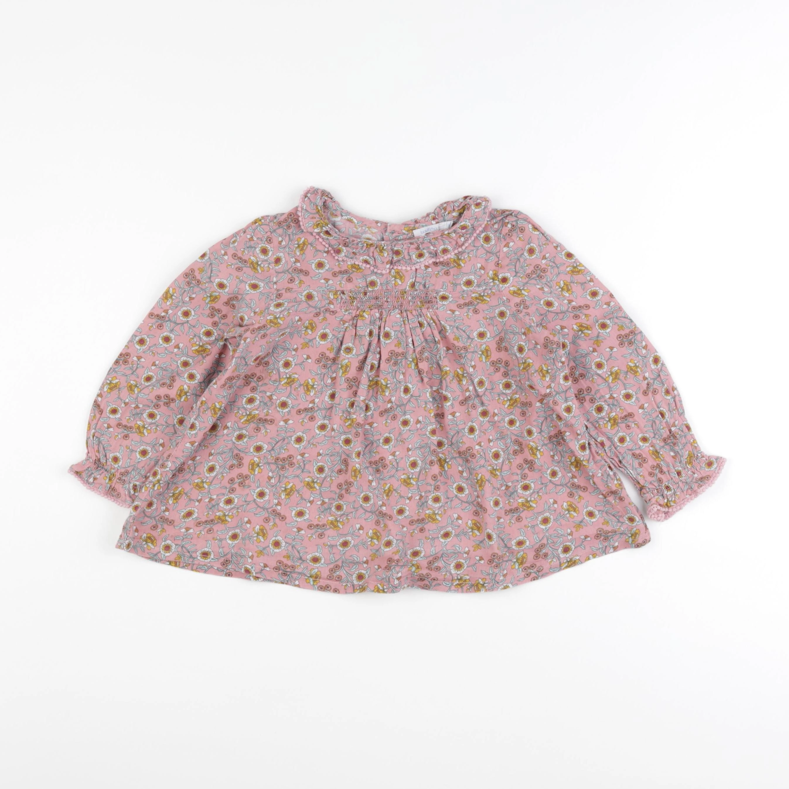 Boutchou - blouse rose - 36 mois