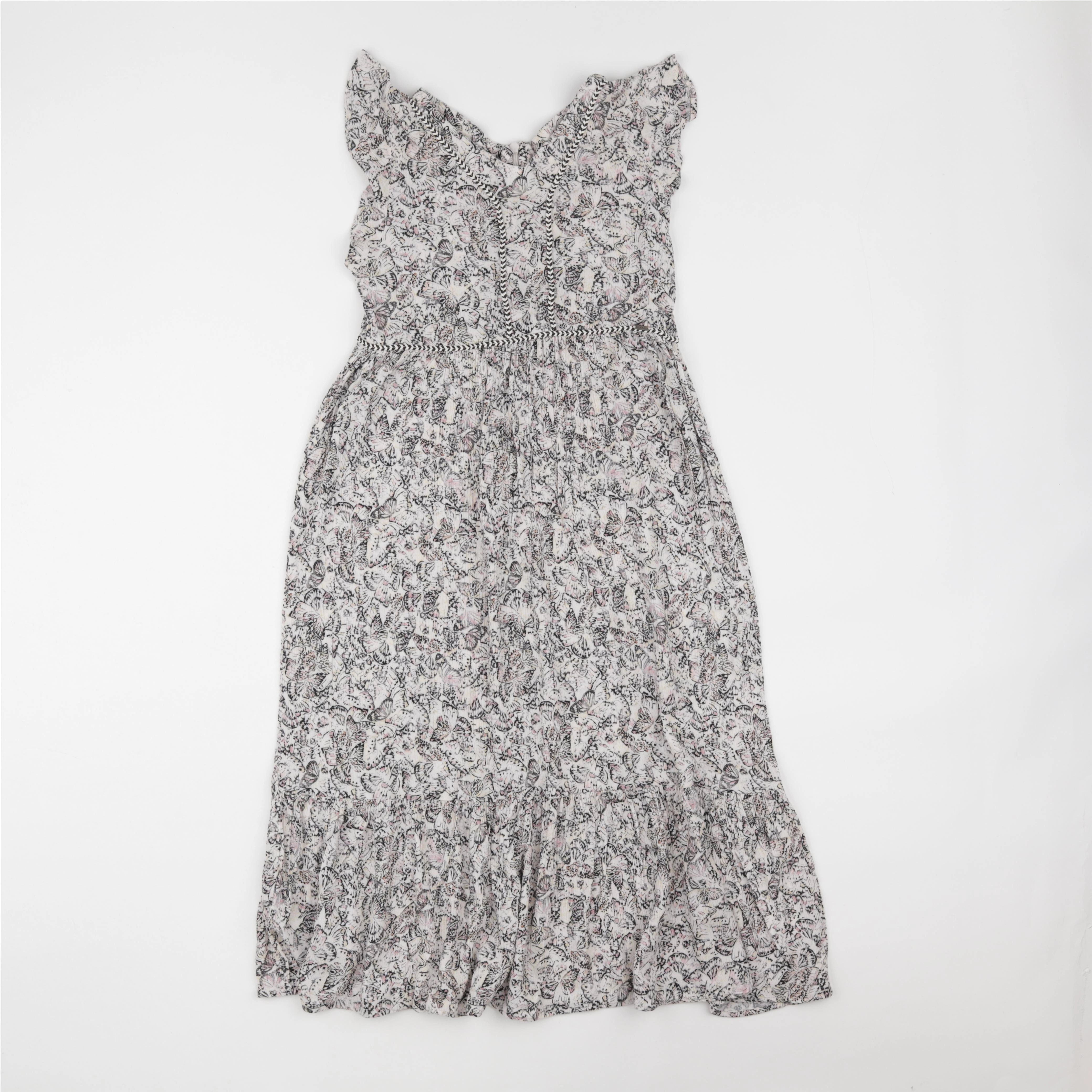 IKKS - robe blanc, rose - 8 ans