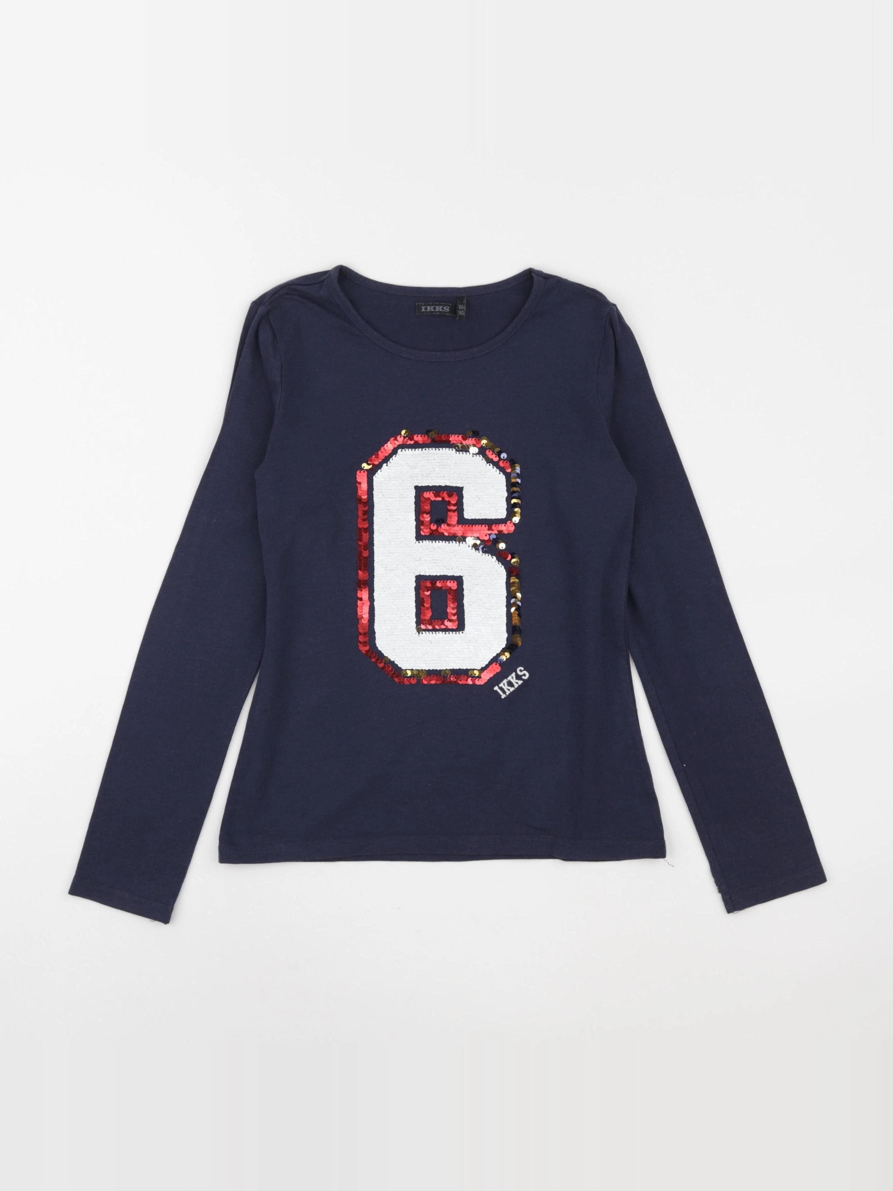 IKKS - tee-shirt bleu - 10 ans