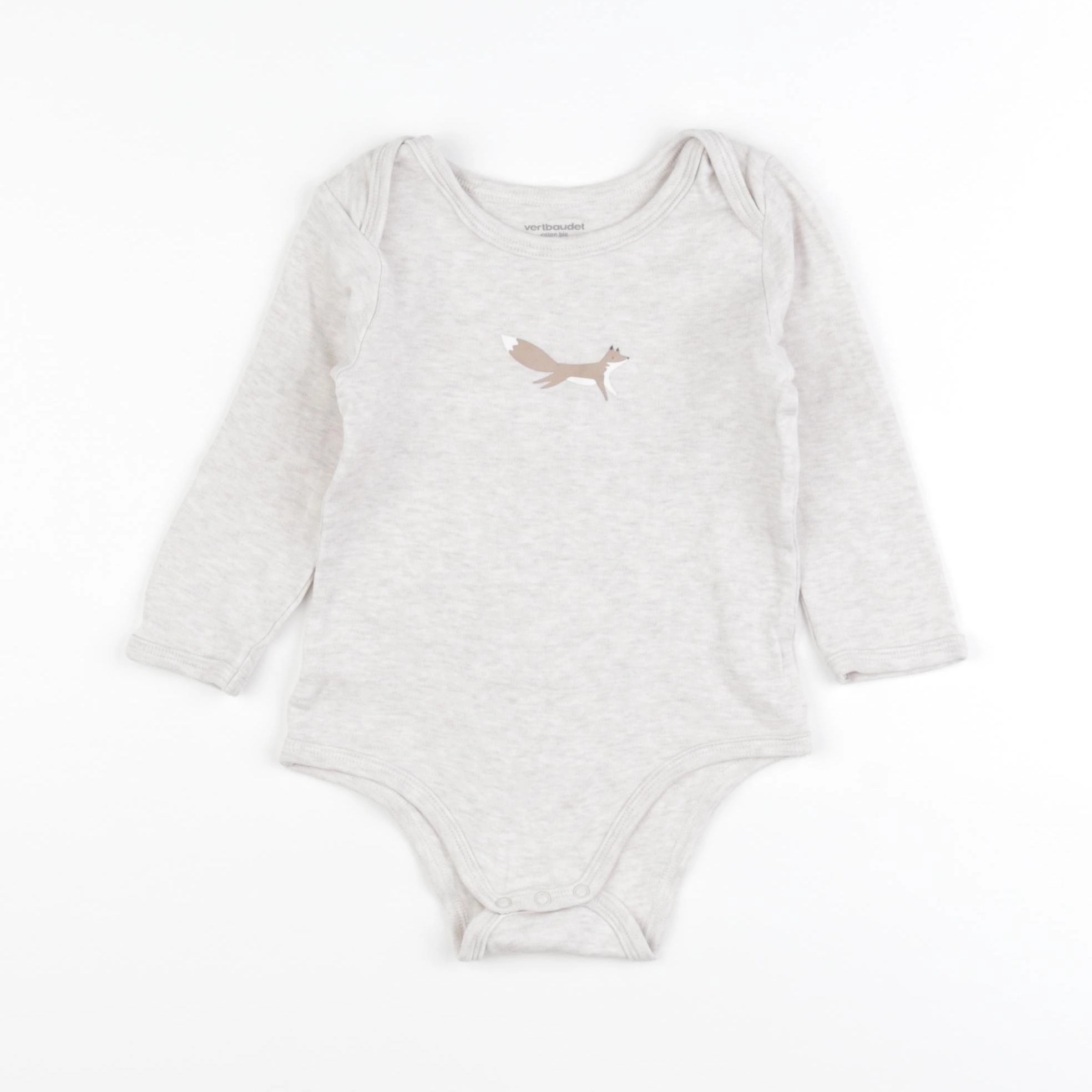 Vertbaudet - body beige - 18 mois