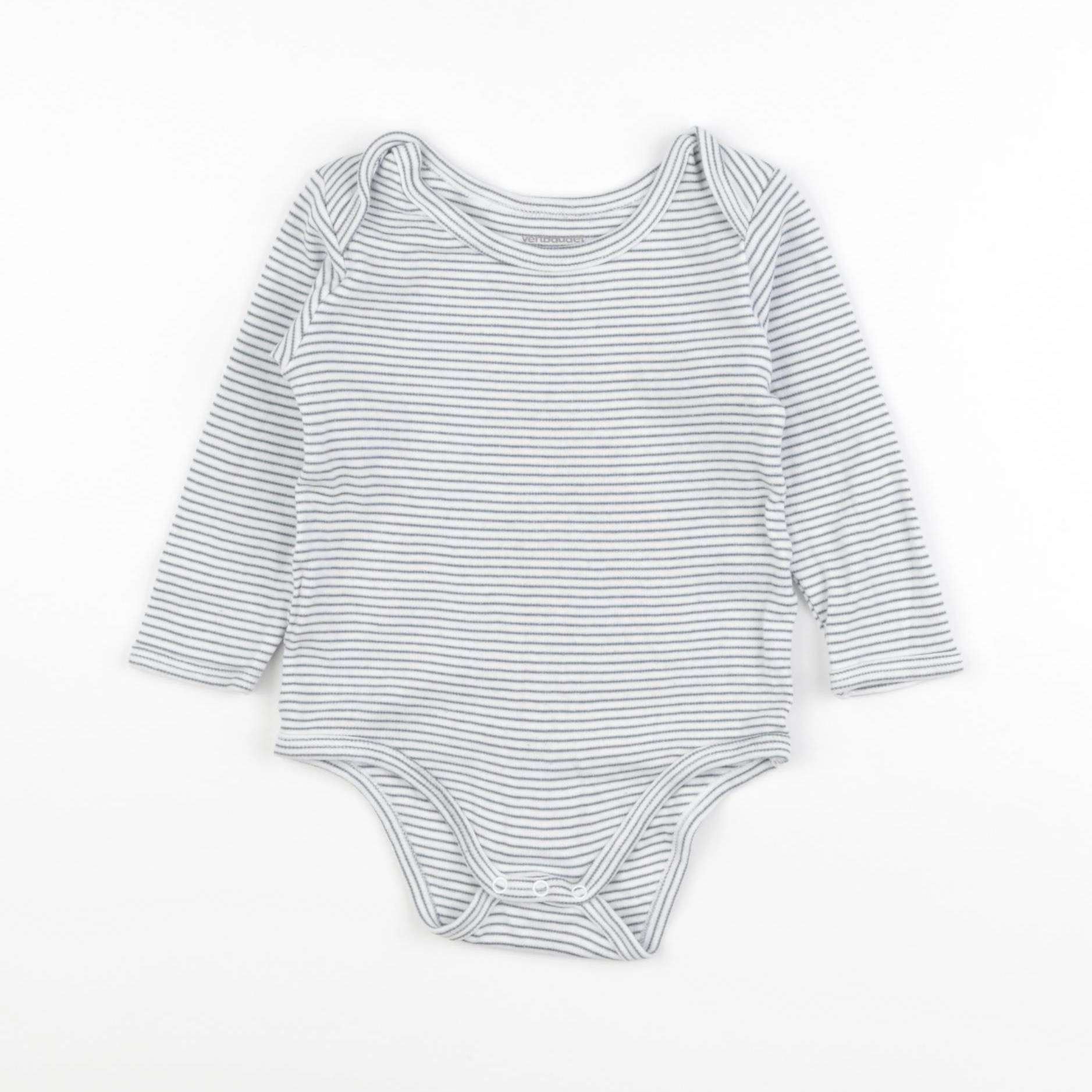 Vertbaudet - body blanc, vert - 18 mois