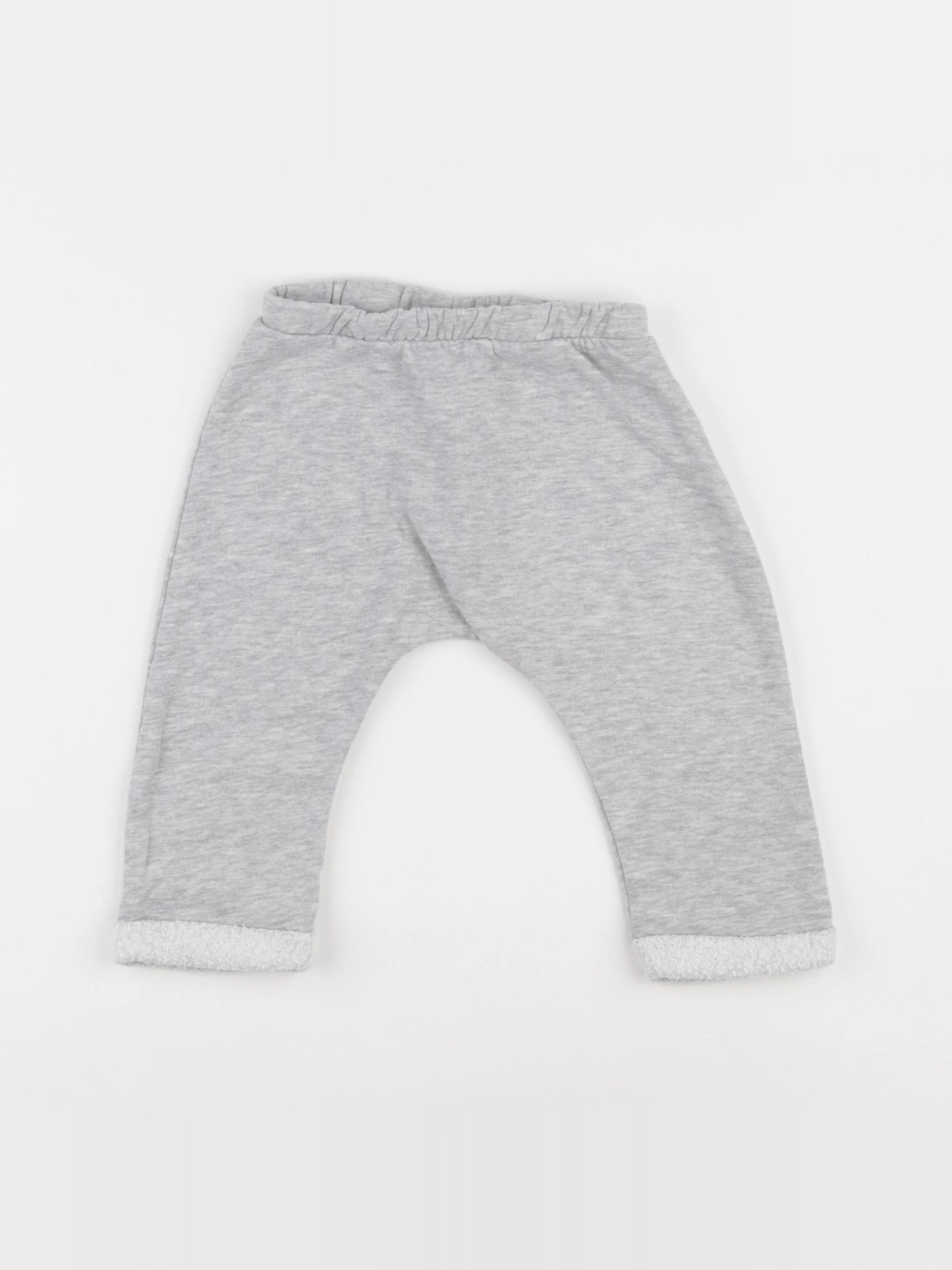 Vertbaudet - sarouel gris - 12 mois