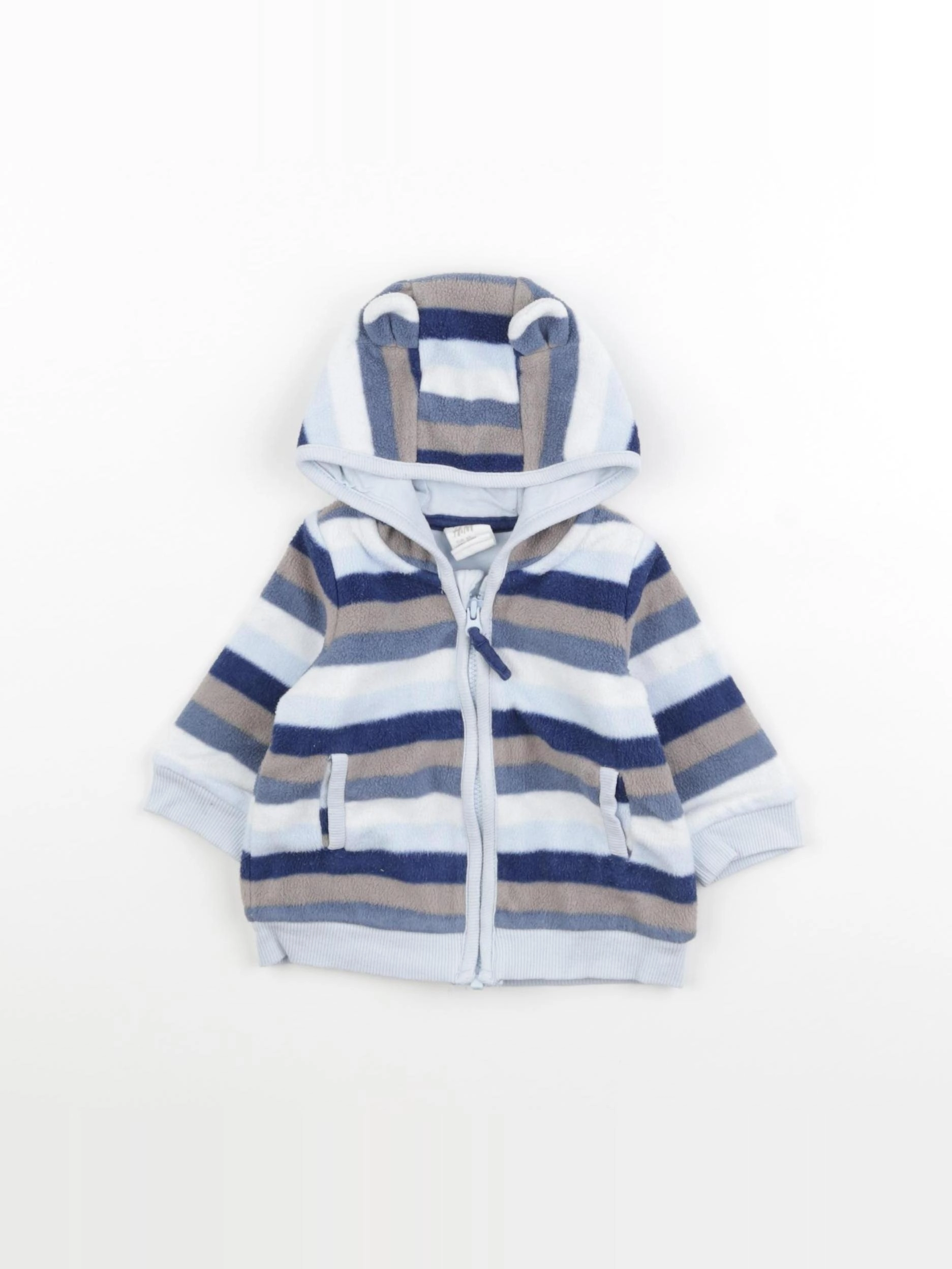 H&M - polaire bleu - 3 mois