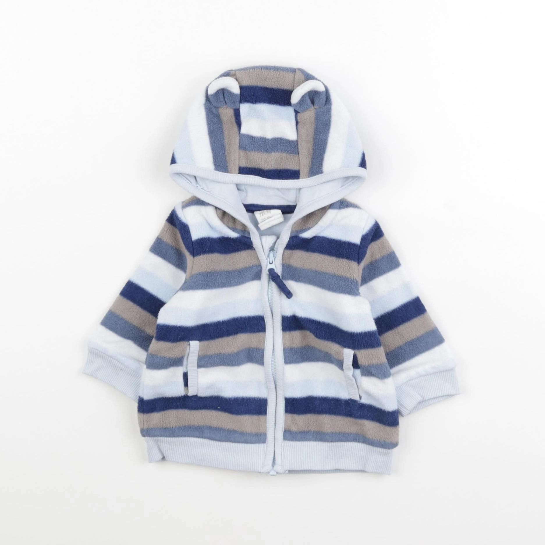 H&M - polaire bleu - 3 mois
