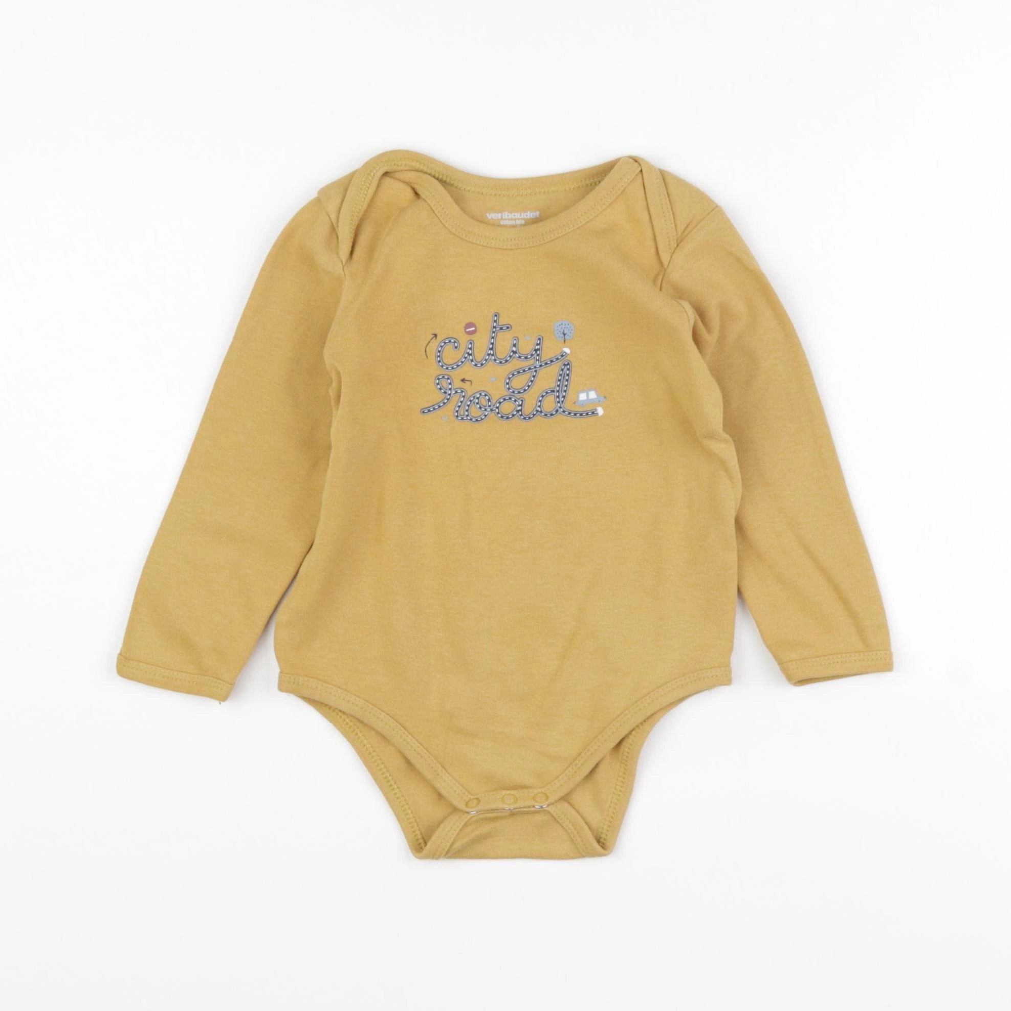 Vertbaudet - body marron - 18 mois