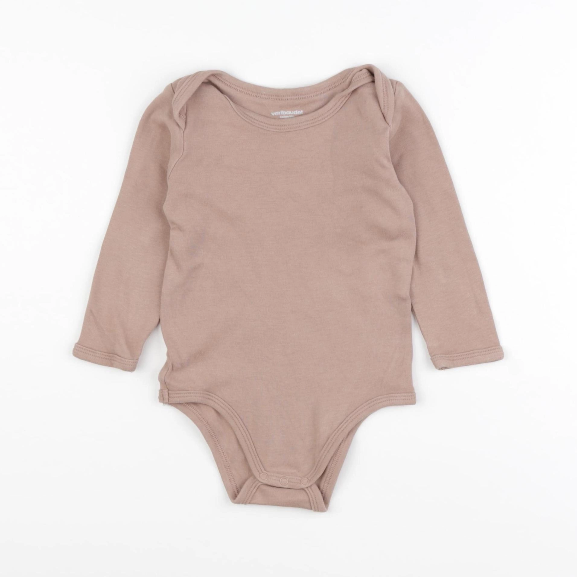 Vertbaudet - body marron - 18 mois