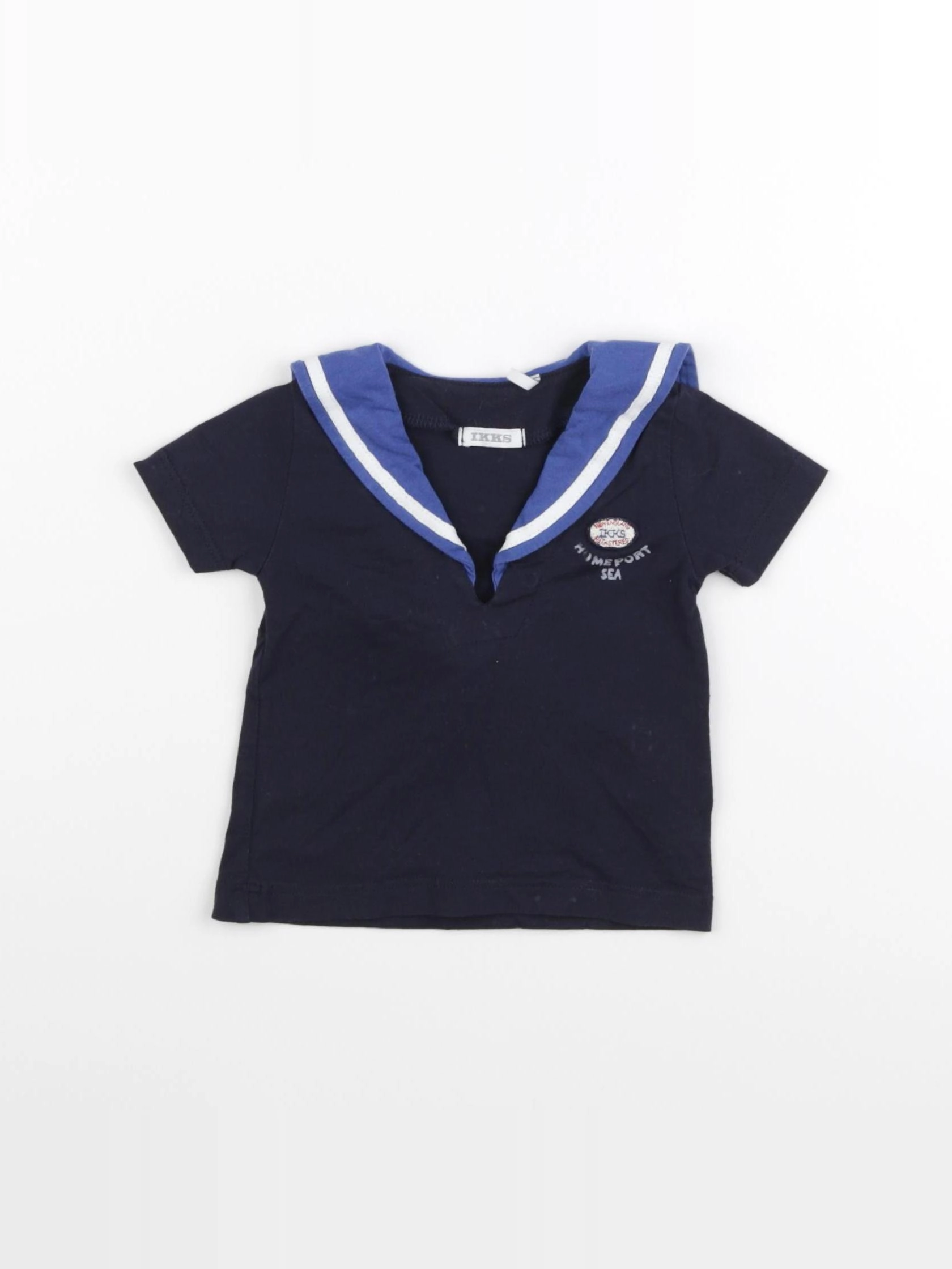 IKKS - tee-shirt bleu - 3 mois