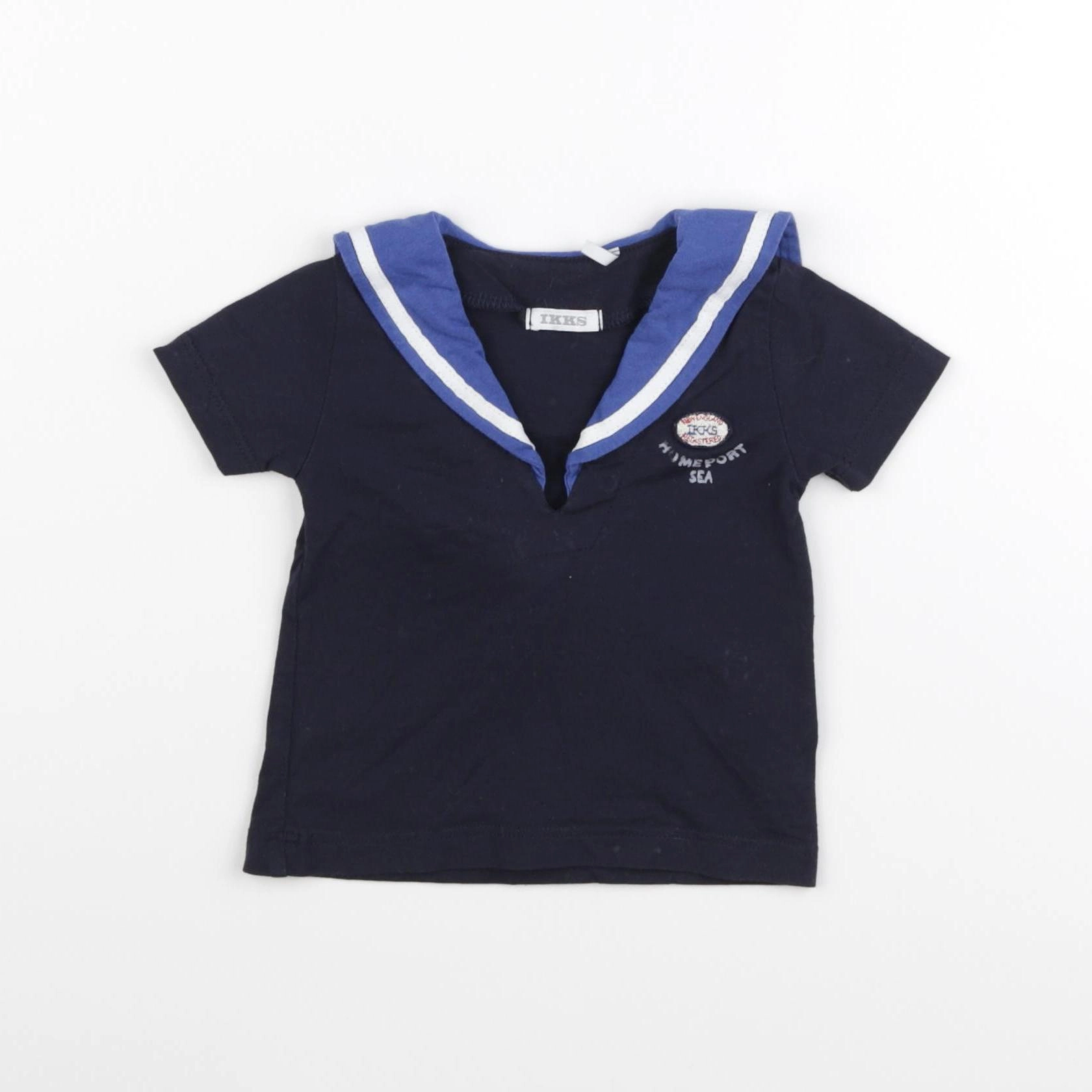 IKKS - tee-shirt bleu - 3 mois