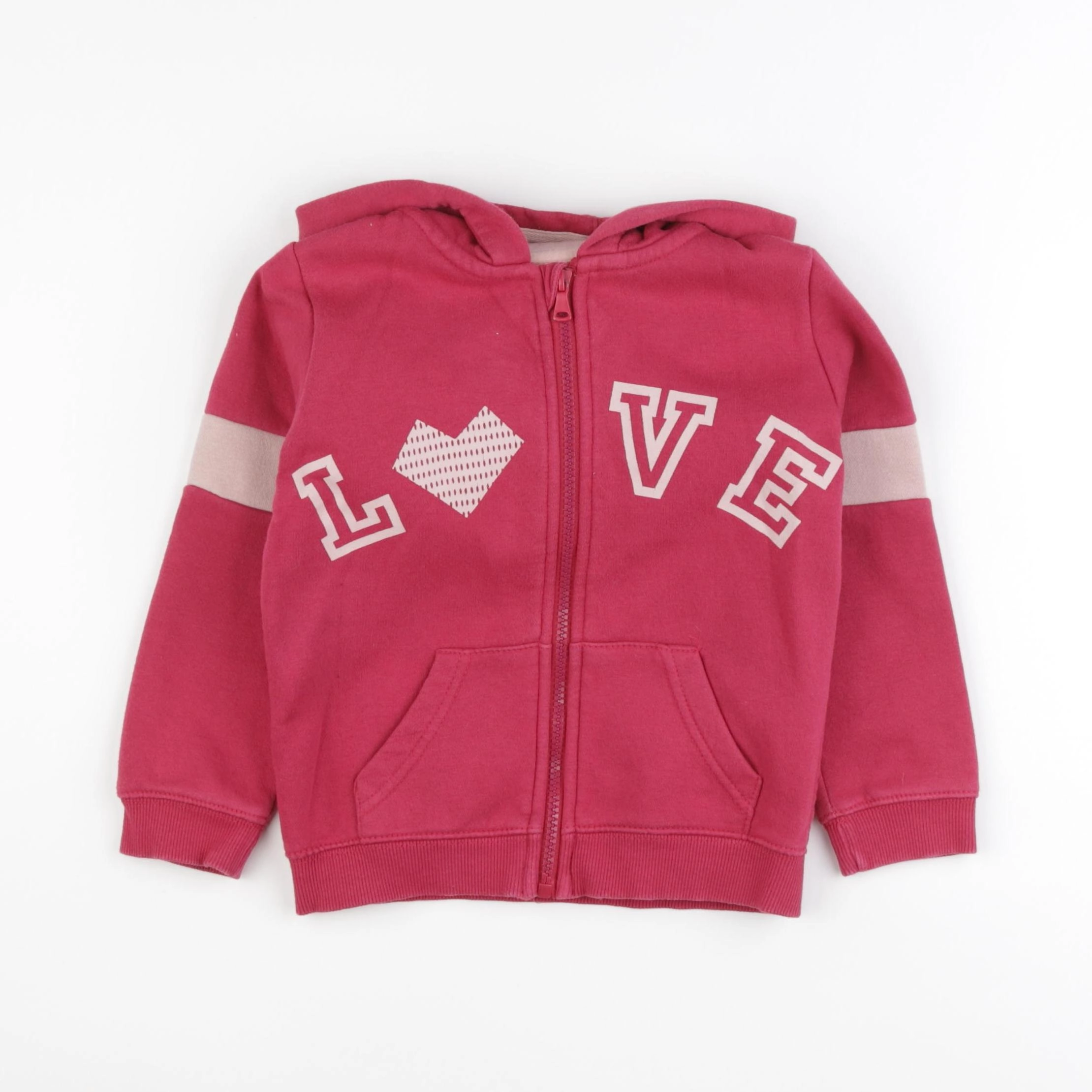Vertbaudet - sweat rose - 5 ans