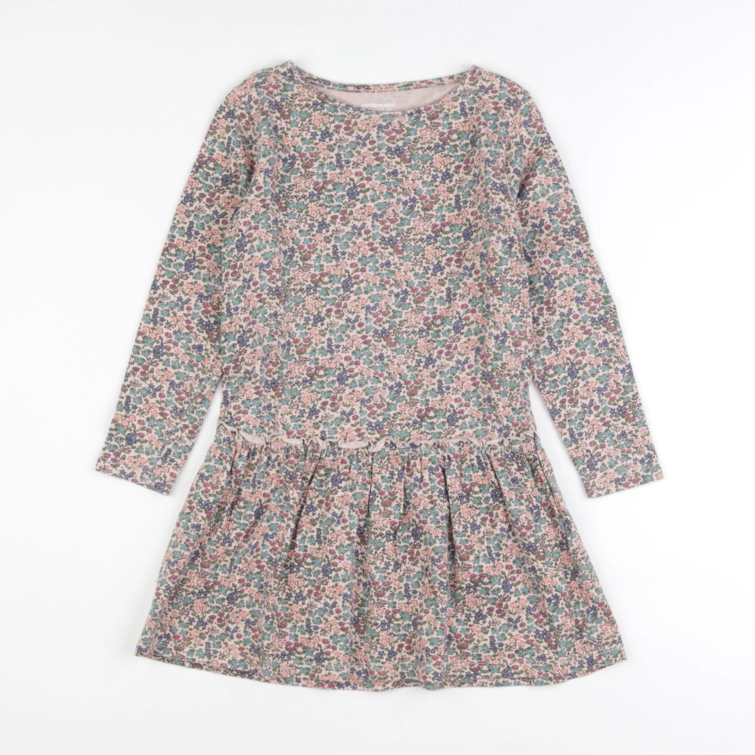 Vertbaudet - robe multicolore - 6 ans