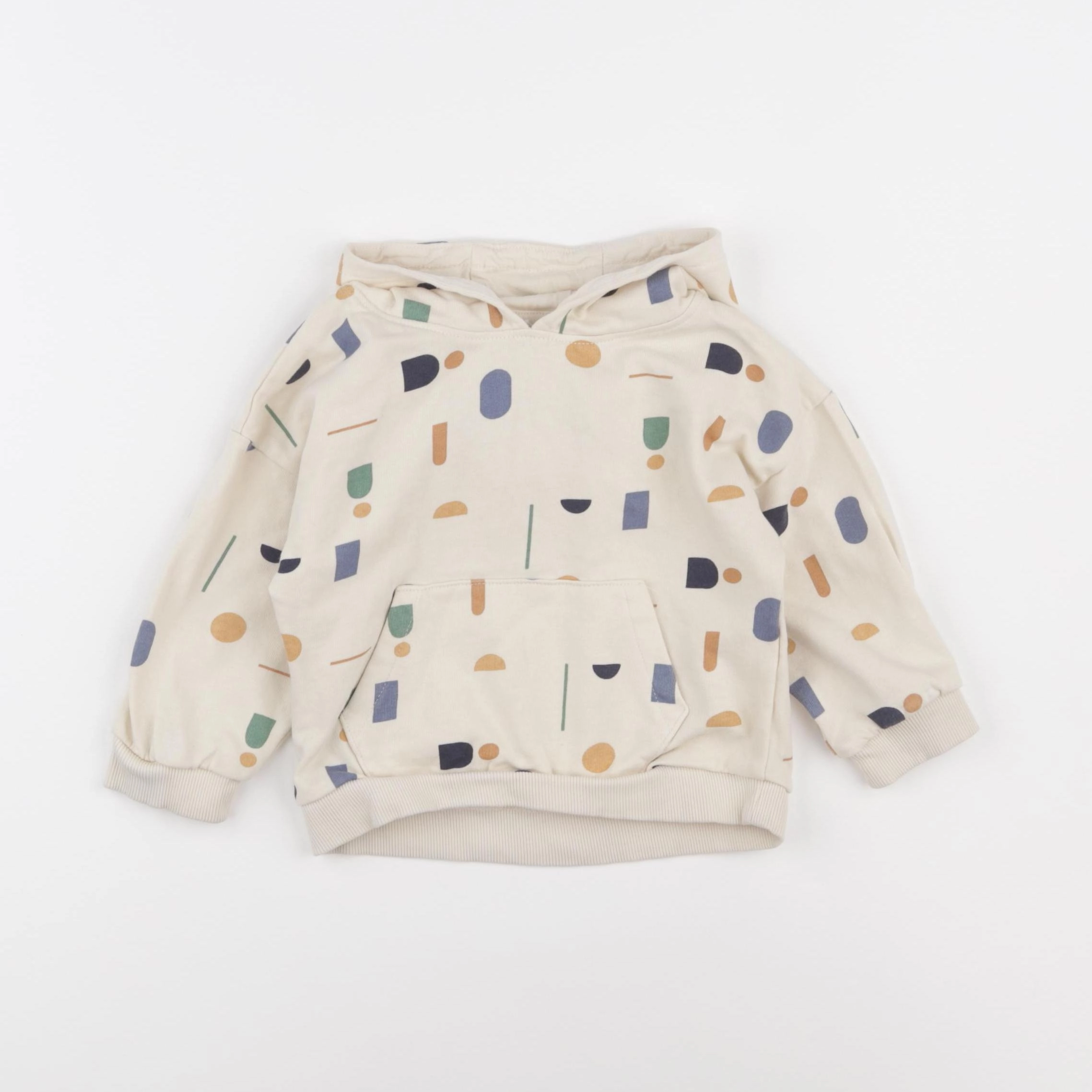 Vertbaudet - sweat beige - 18 mois
