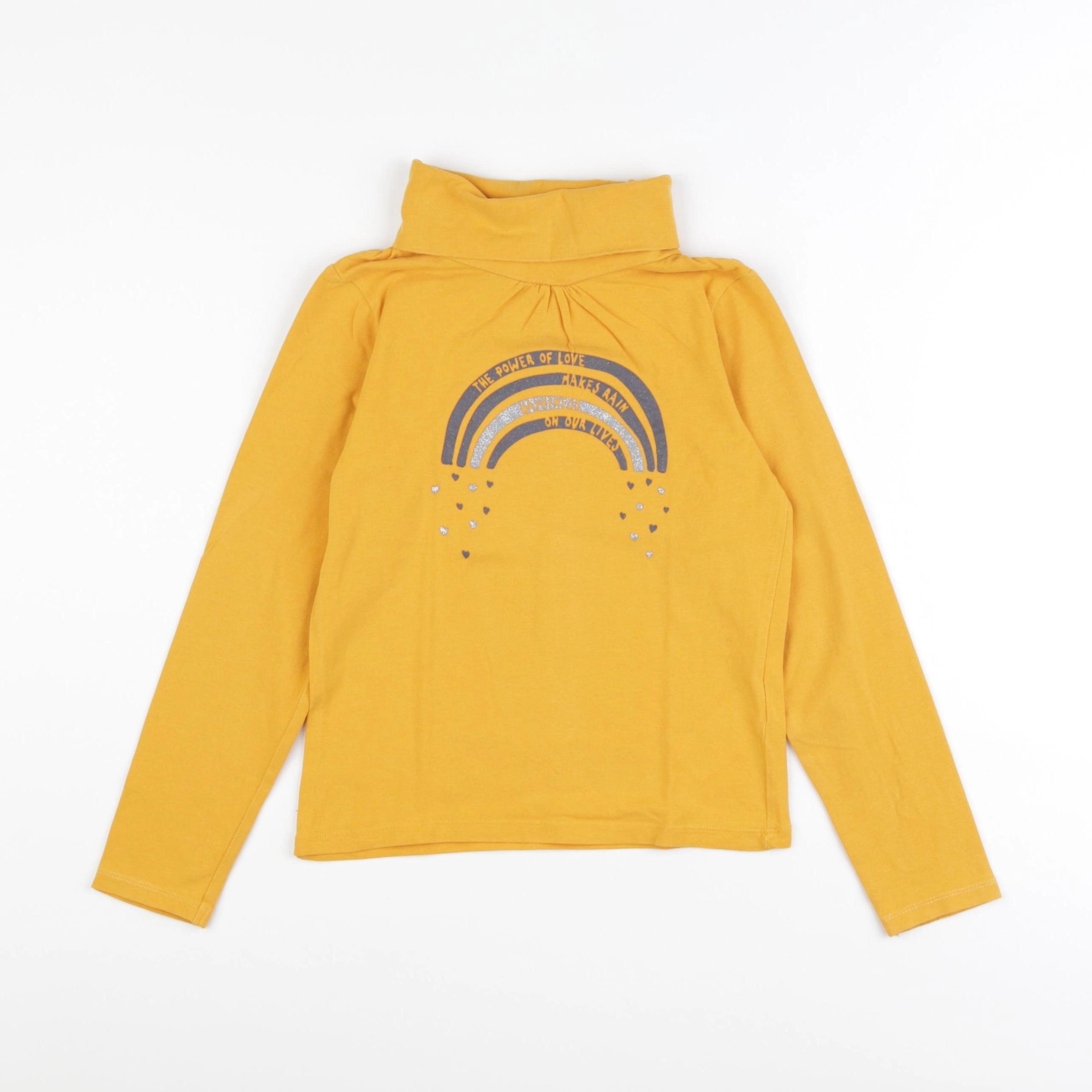 Vertbaudet - sous-pull jaune - 8 ans