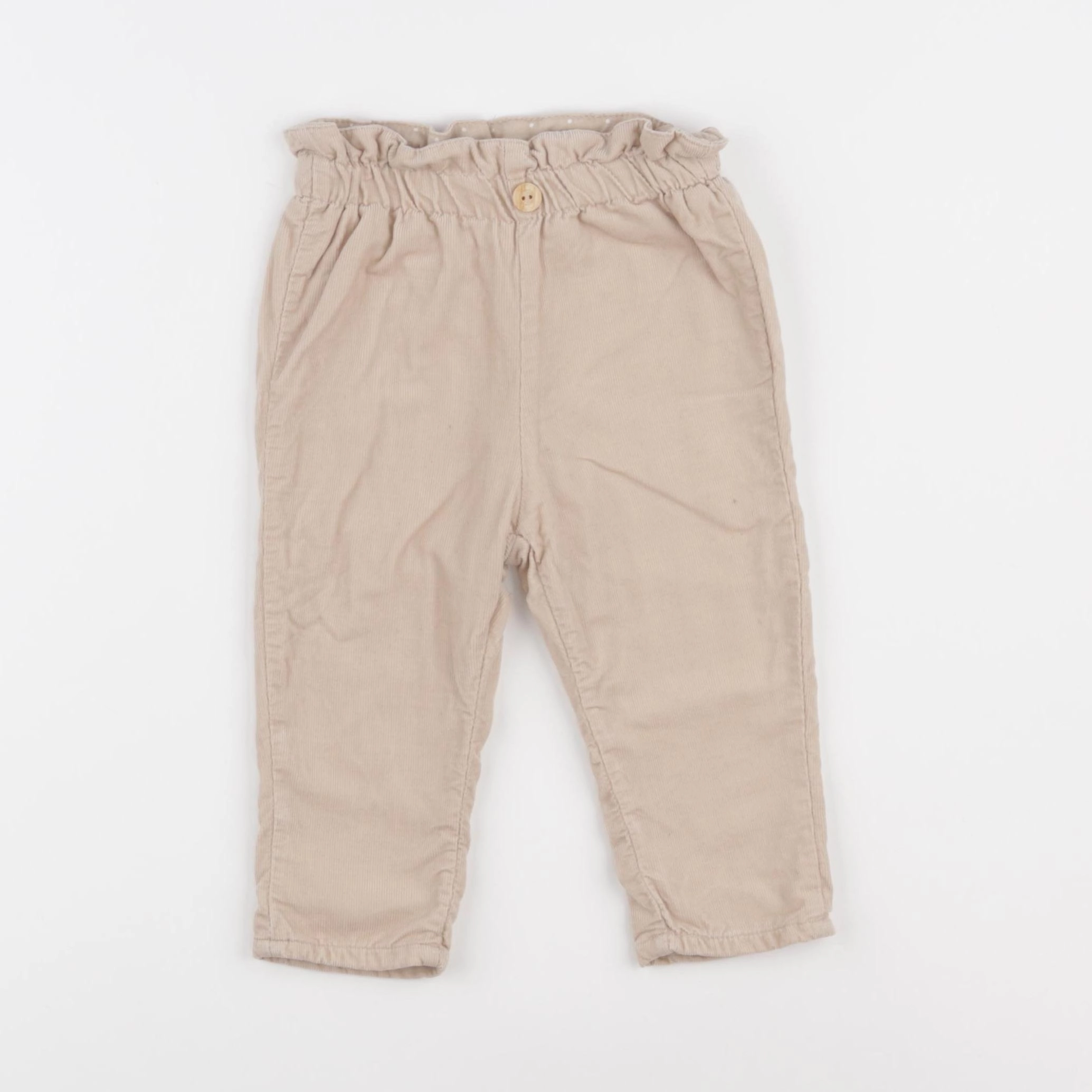 H&M - pantalon beige - 6/9 mois