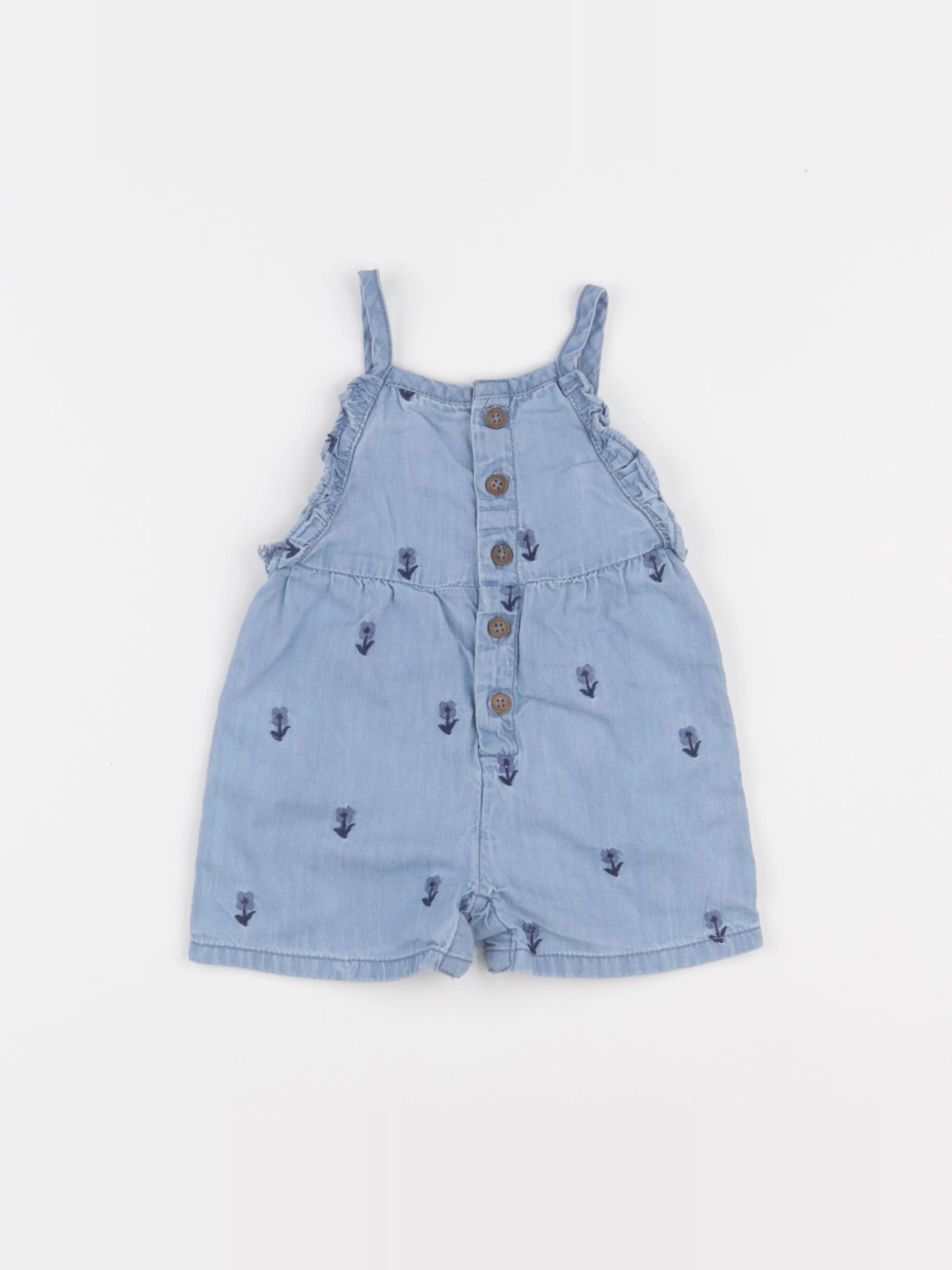 Boutchou - combinaison bleu - 6 mois