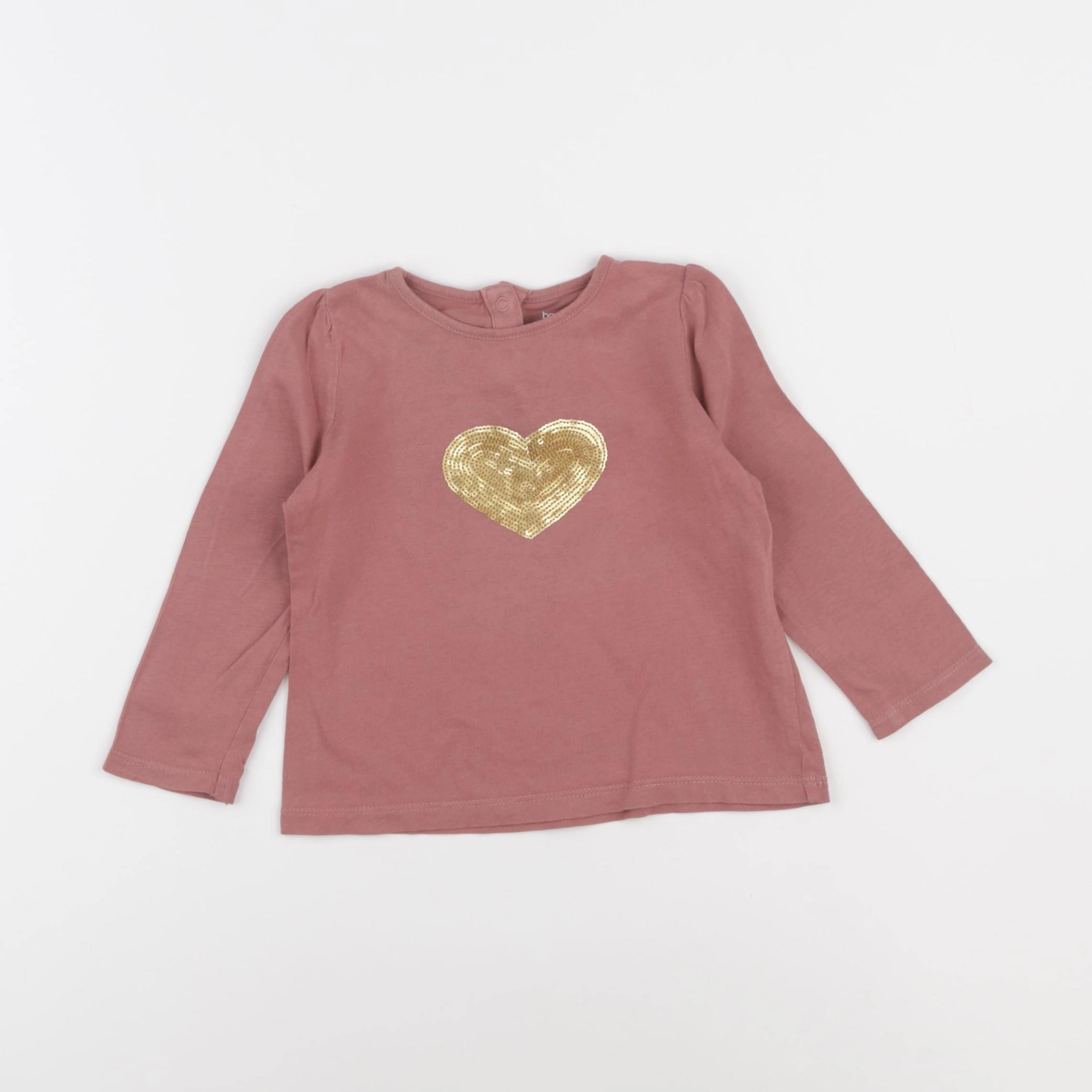 Boutchou - tee-shirt rose - 12 mois