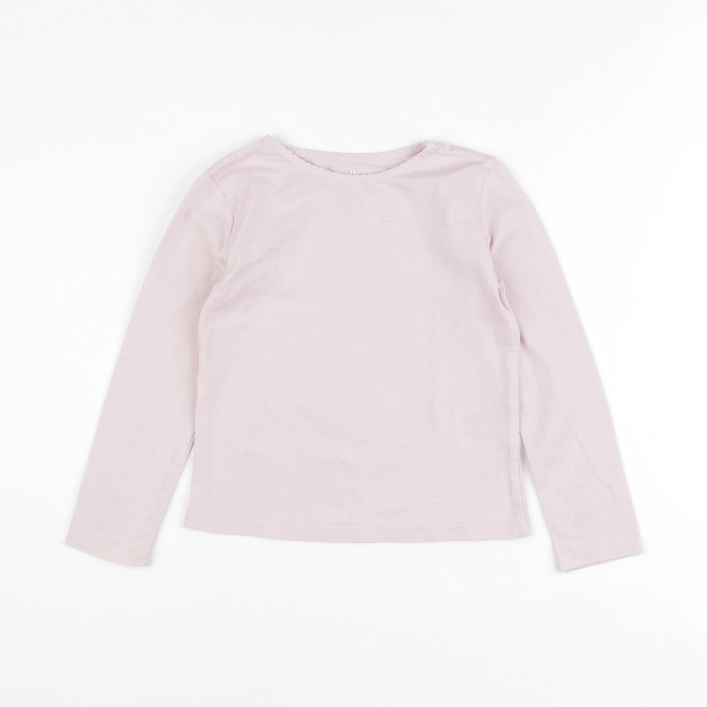 H&M - maillot de corps rose - 4/6 ans