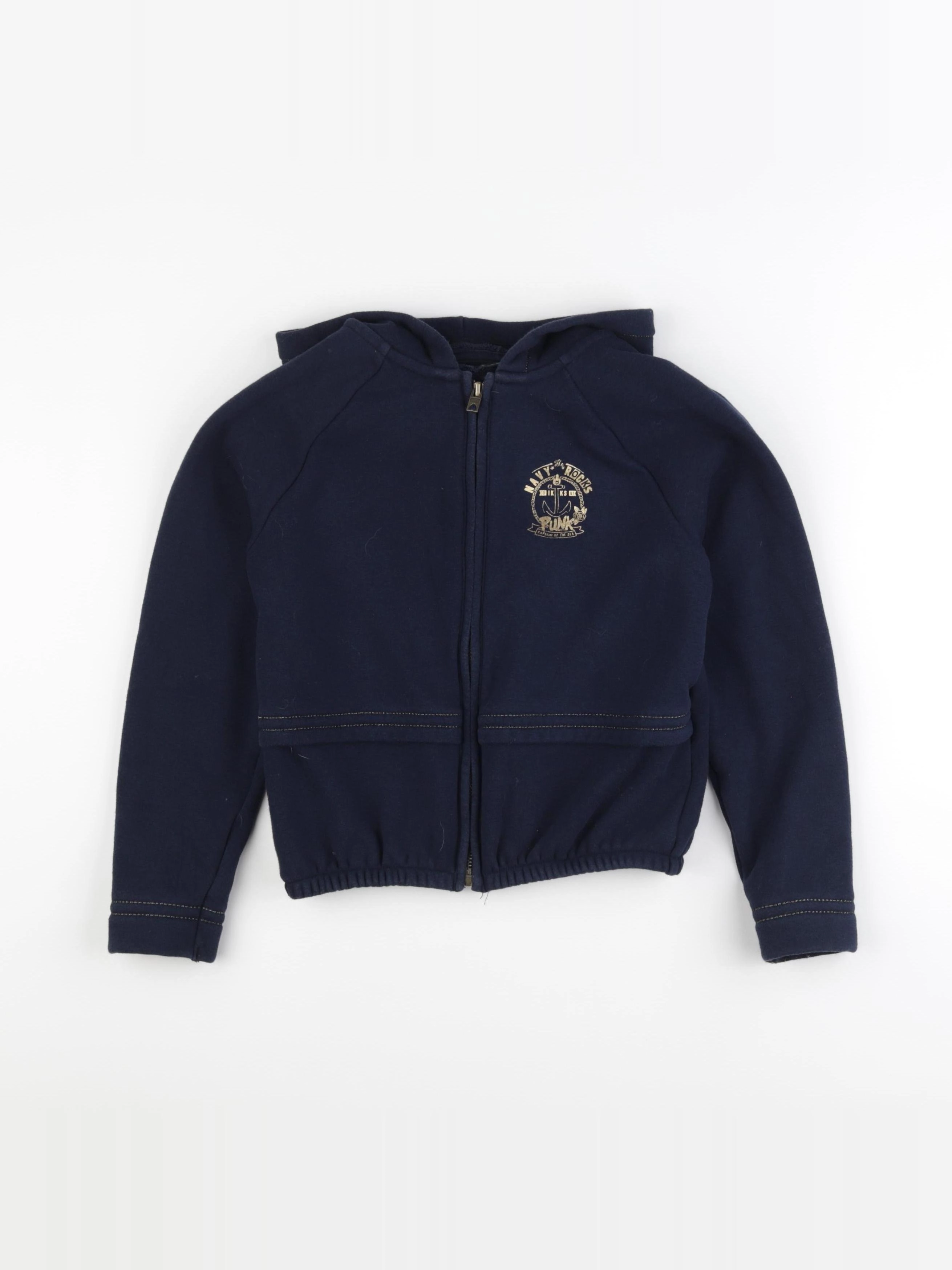 IKKS - sweat bleu - 10 ans