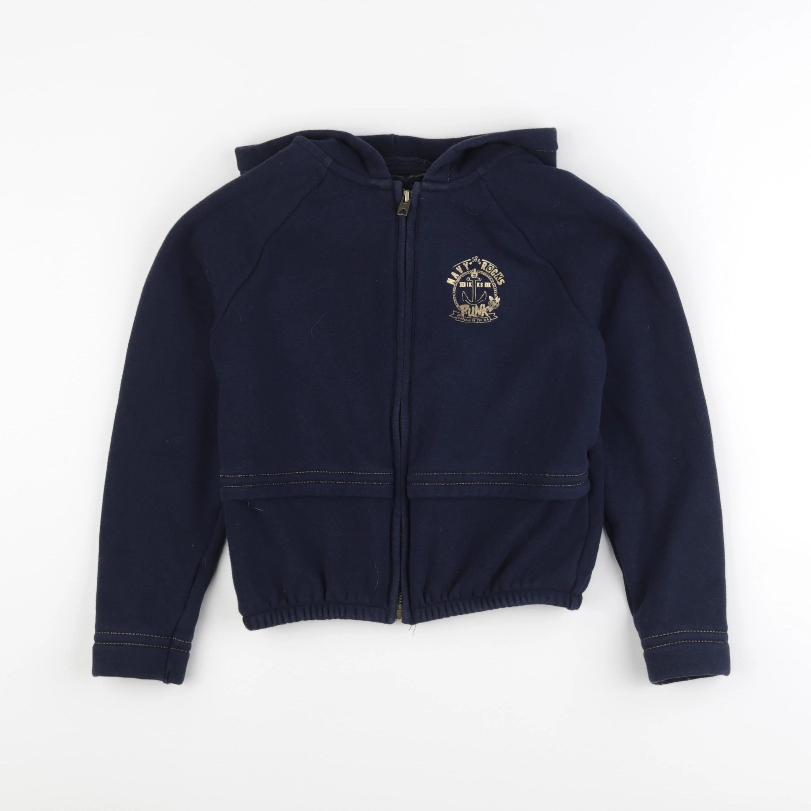 IKKS - sweat bleu - 10 ans