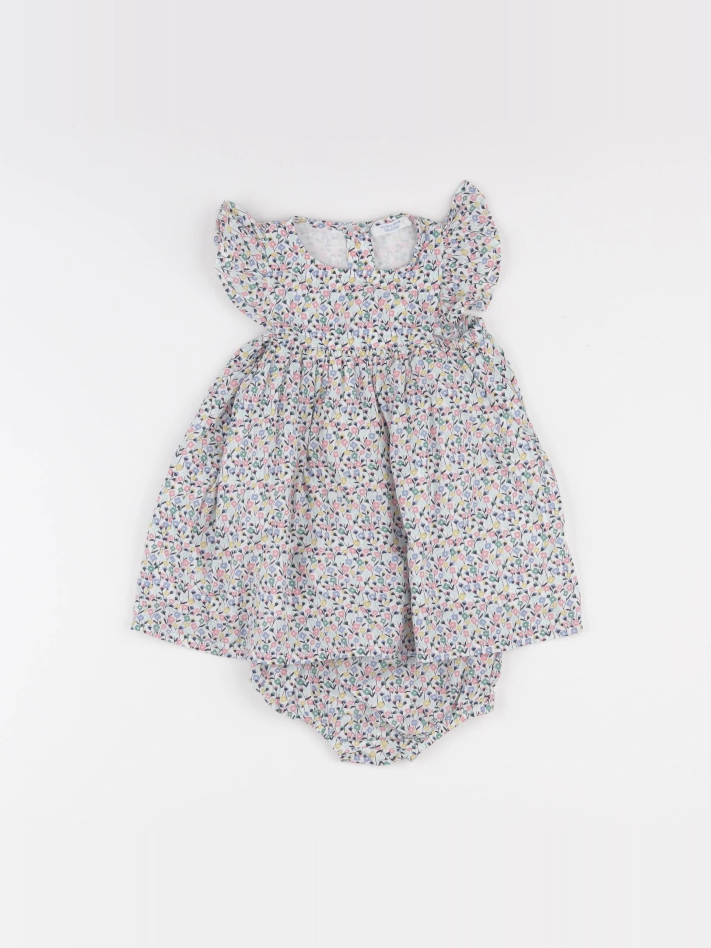 Boutchou - robe multicolore - 6 mois