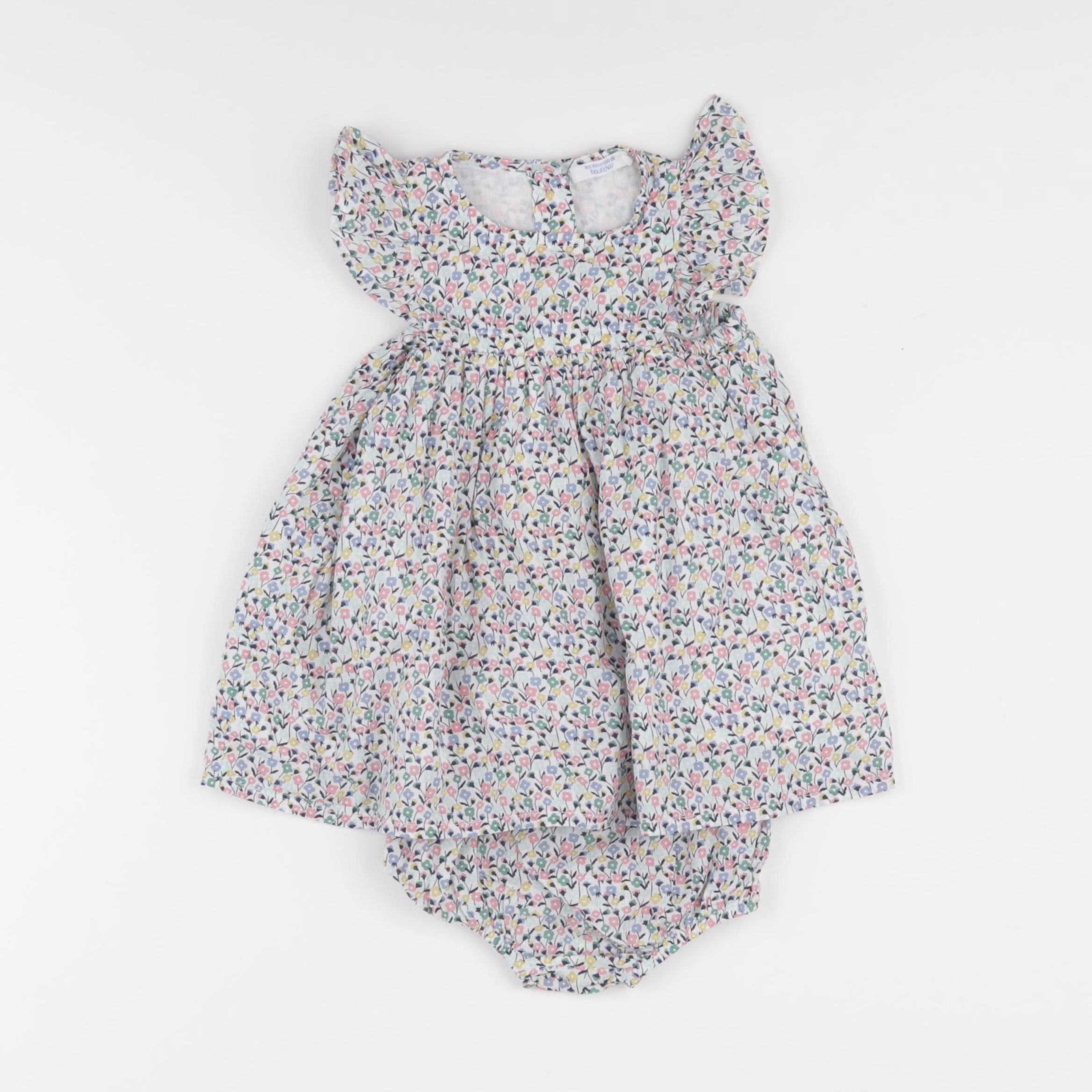 Boutchou - robe multicolore - 6 mois