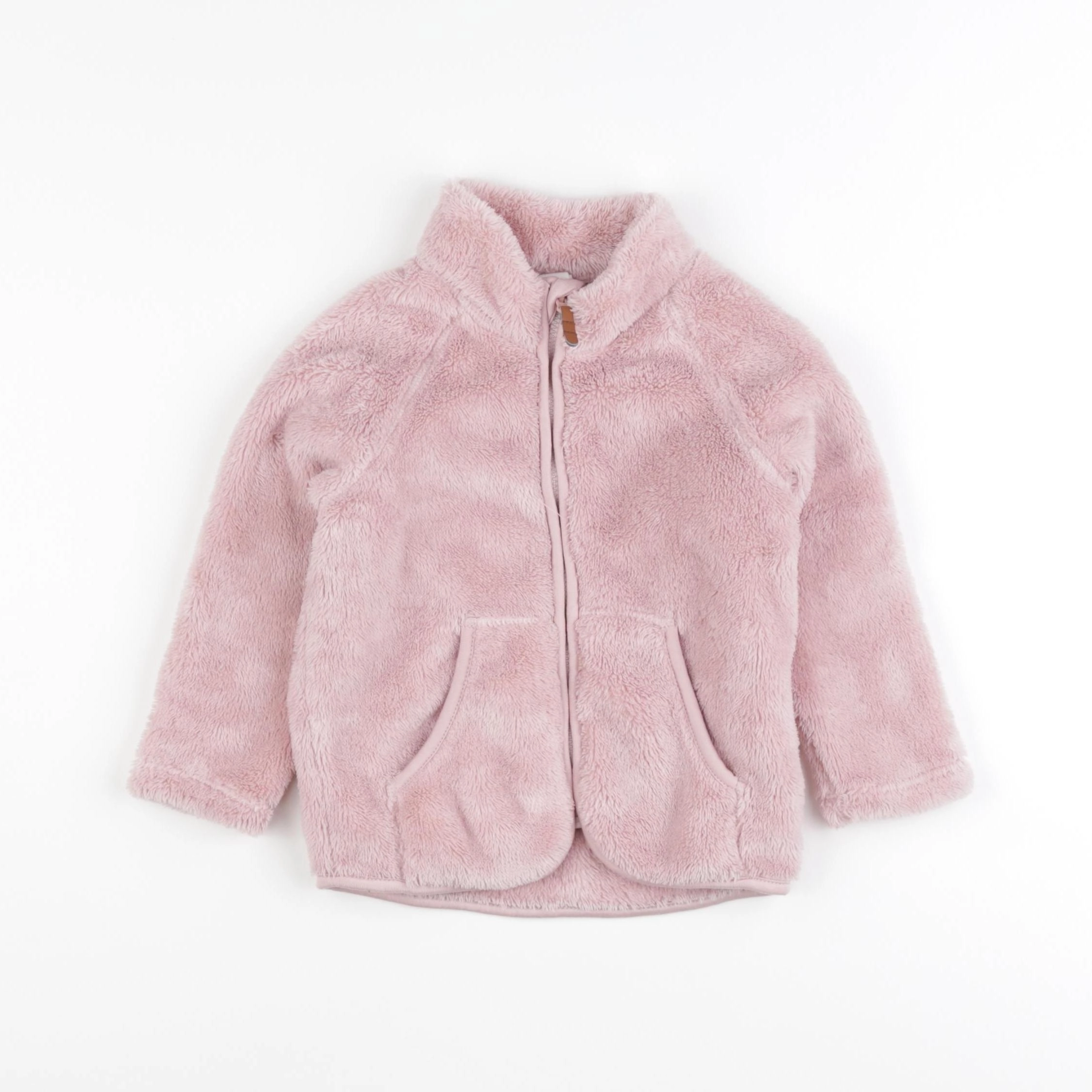 H&M - polaire rose - 12/18 mois