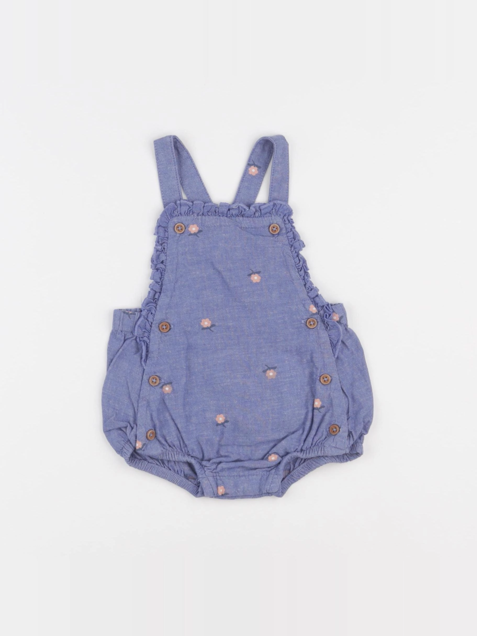 Boutchou - combinaison bleu - 6 mois