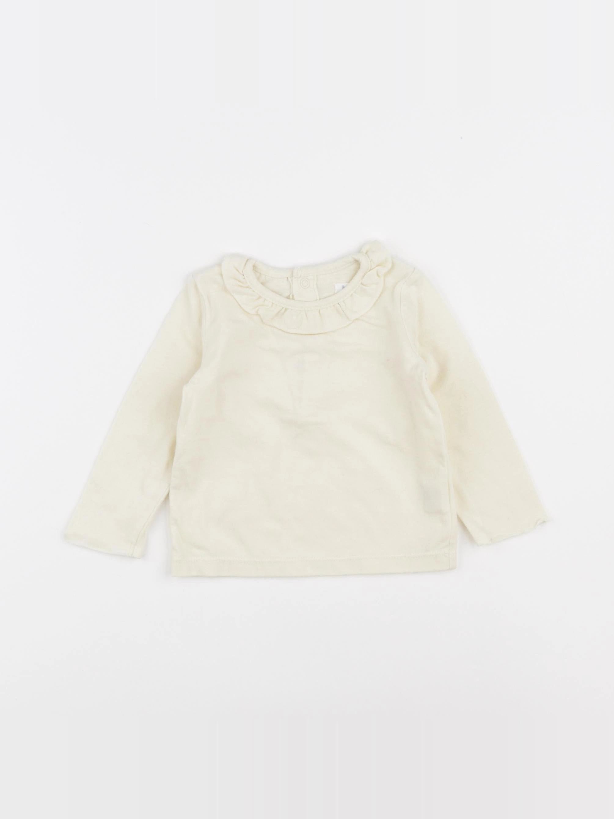 Boutchou - tee-shirt beige - 9 mois