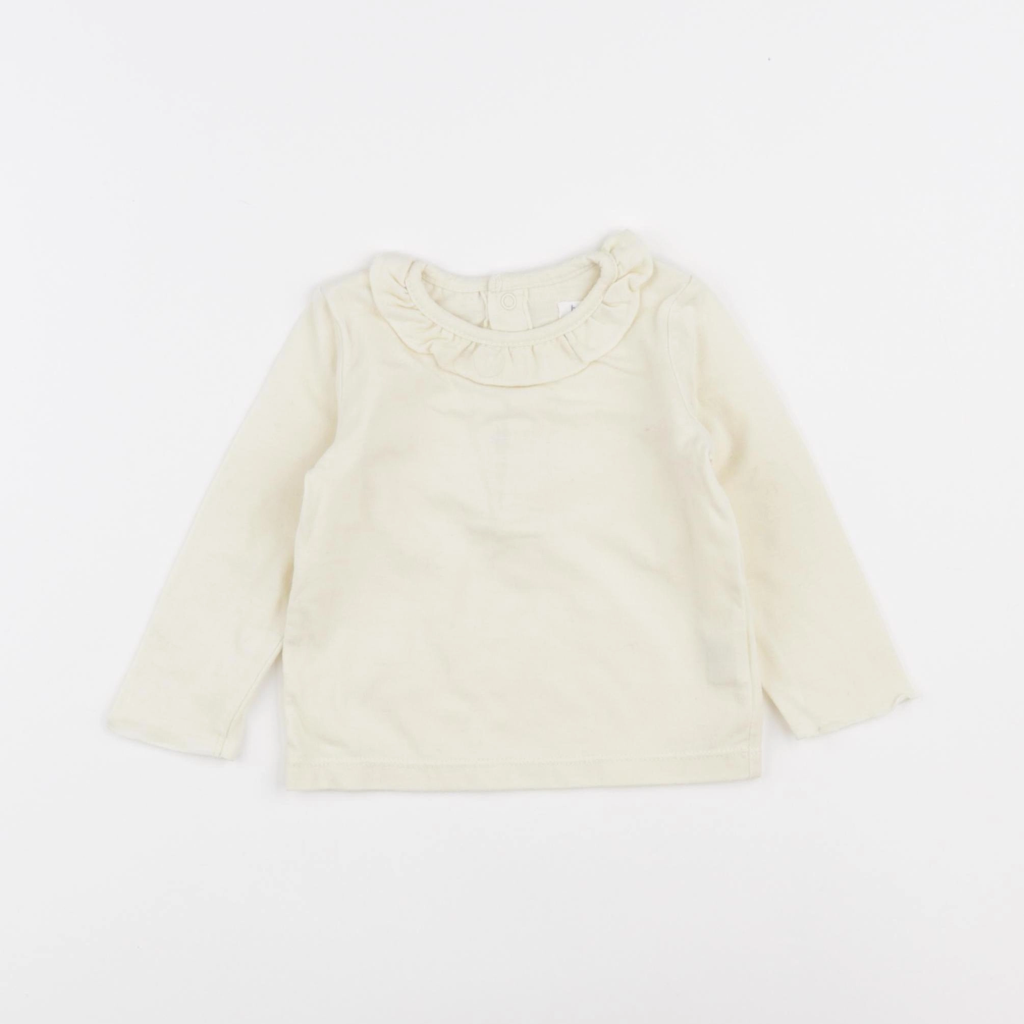 Boutchou - tee-shirt beige - 9 mois